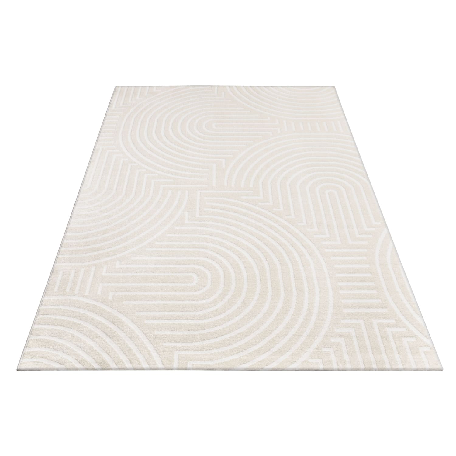 Moderner-Teppich Luzern Creme