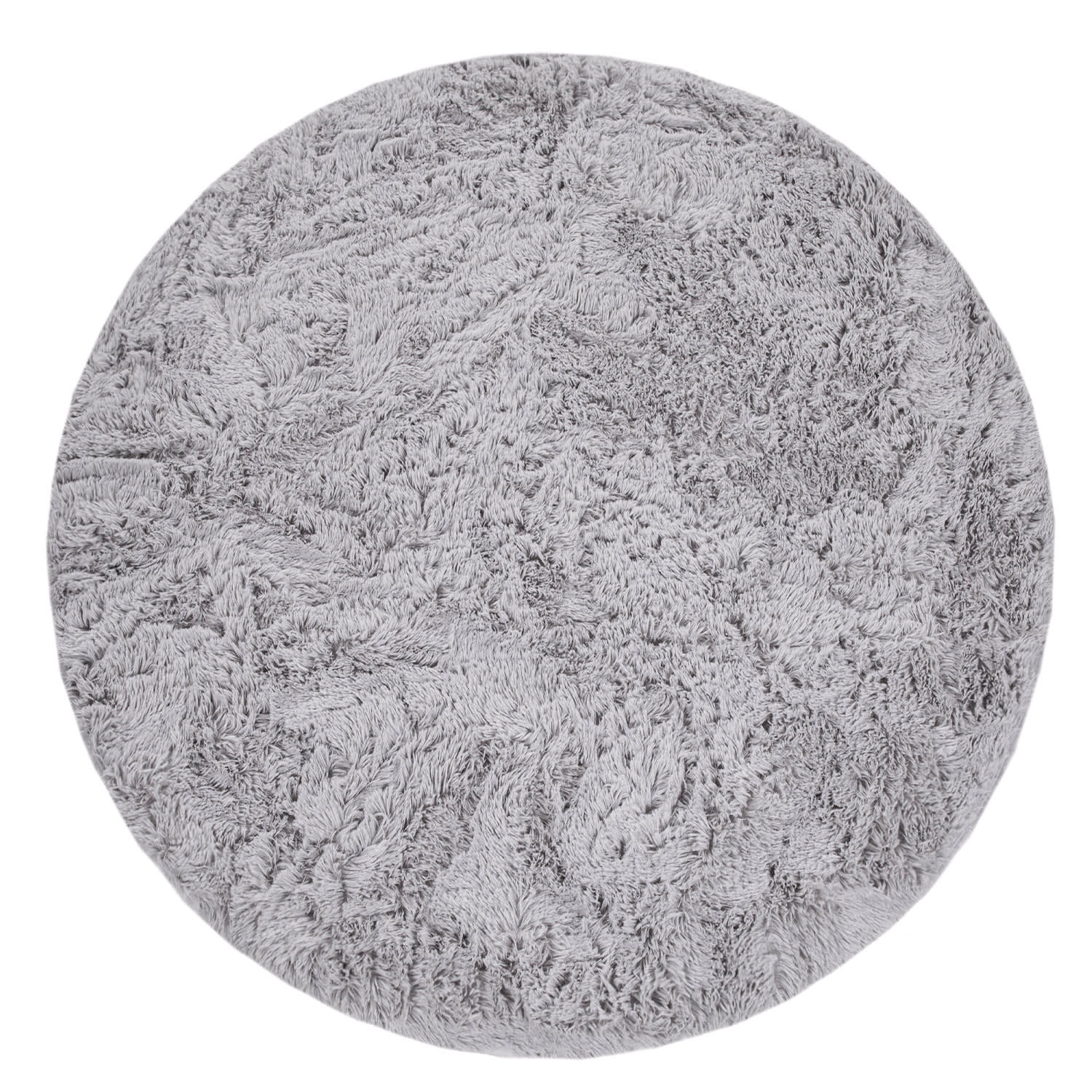 Hochflorteppich Silky Silber