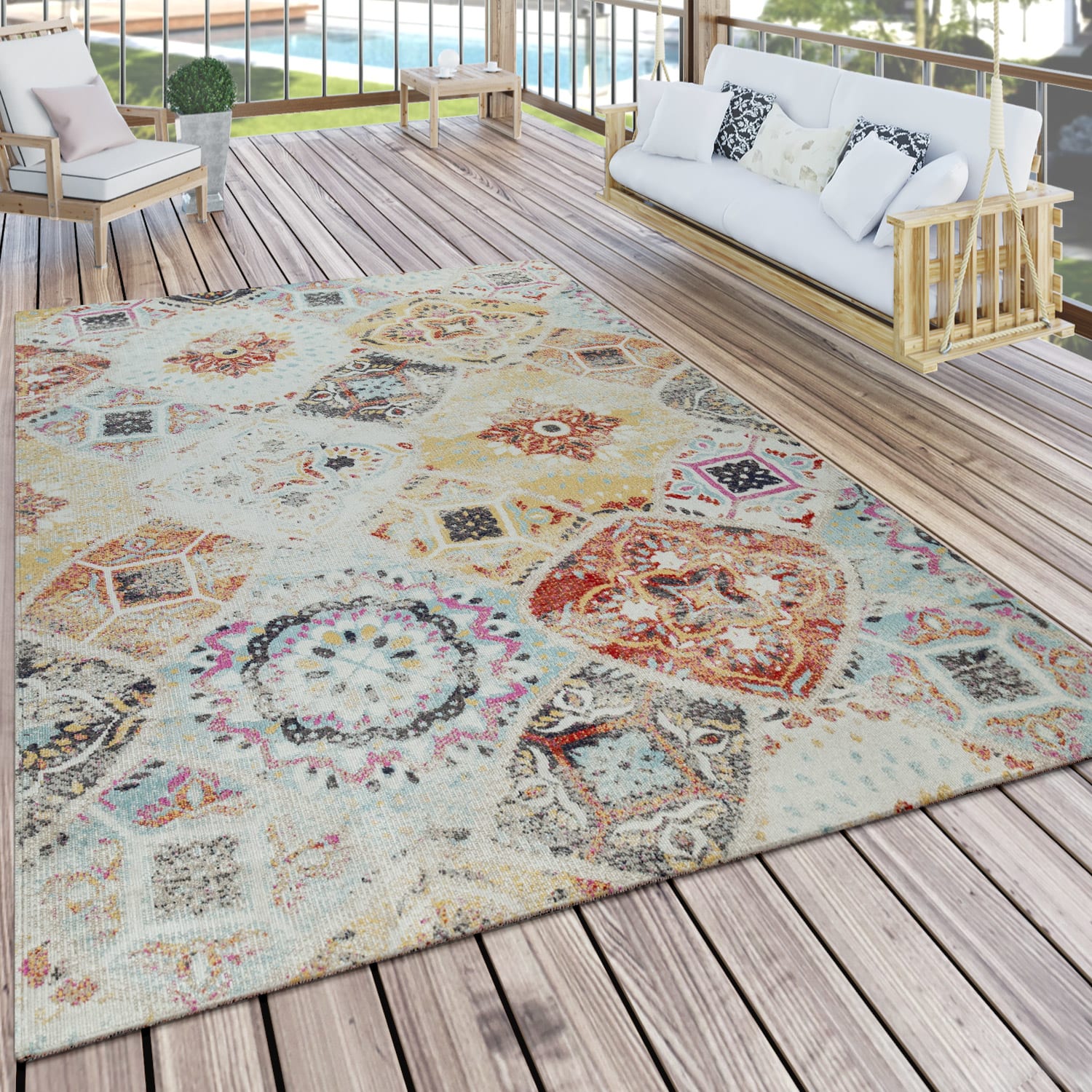 In- & Outdoor-Teppich Artigo Mehrfarbig