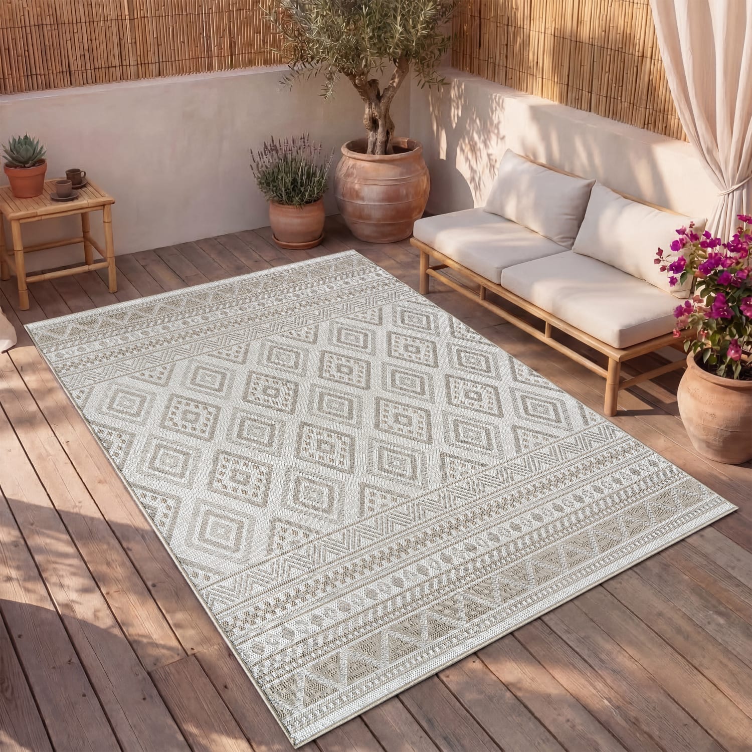 In- & Outdoor-Teppich Vermont Beige