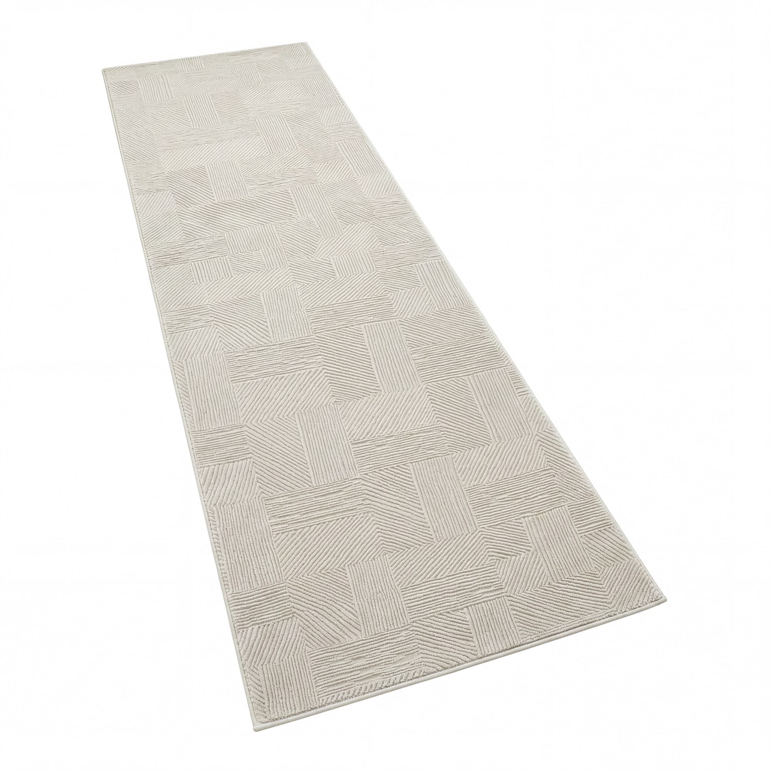Moderner-Teppich Tinos Creme
