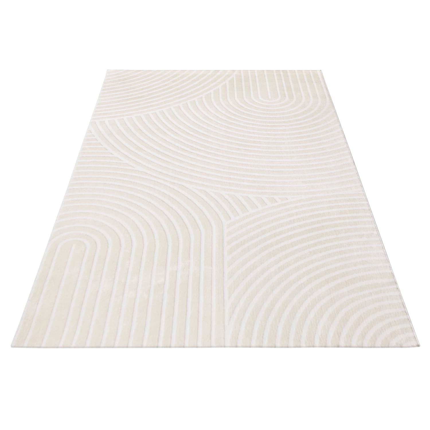 Moderner-Teppich Luzern Creme