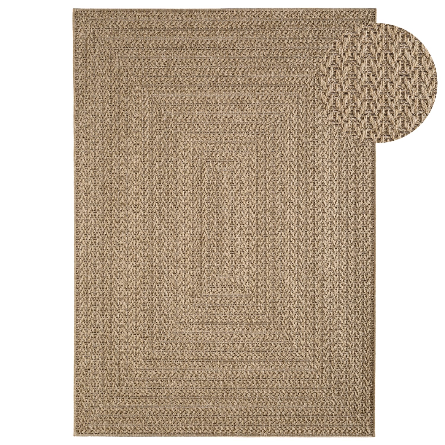 In- & Outdoor-Teppich Waregem Beige
