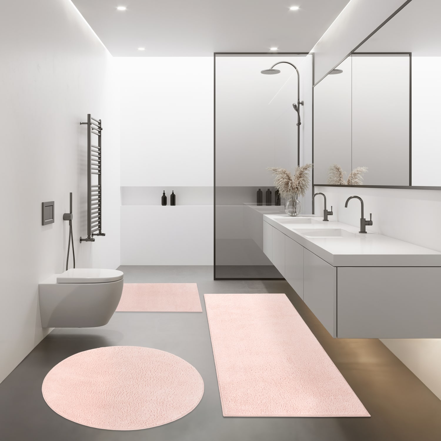 Badematte Kanda Rosa