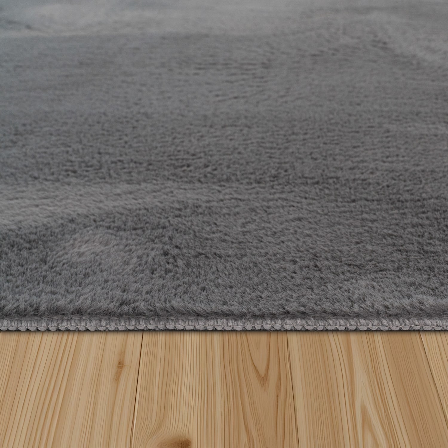 Flauschteppich Soft Anthrazit