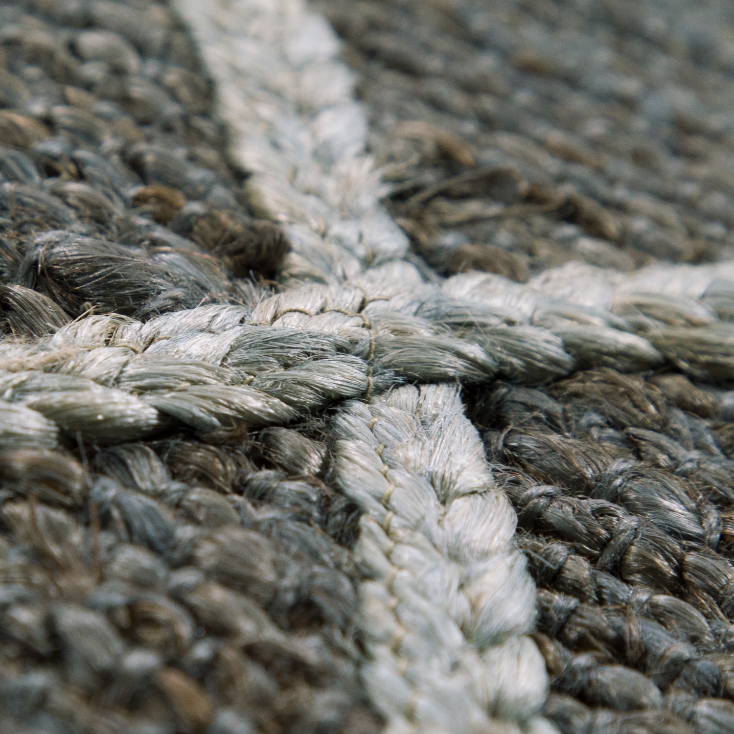 Juteteppich Skive Anthrazit