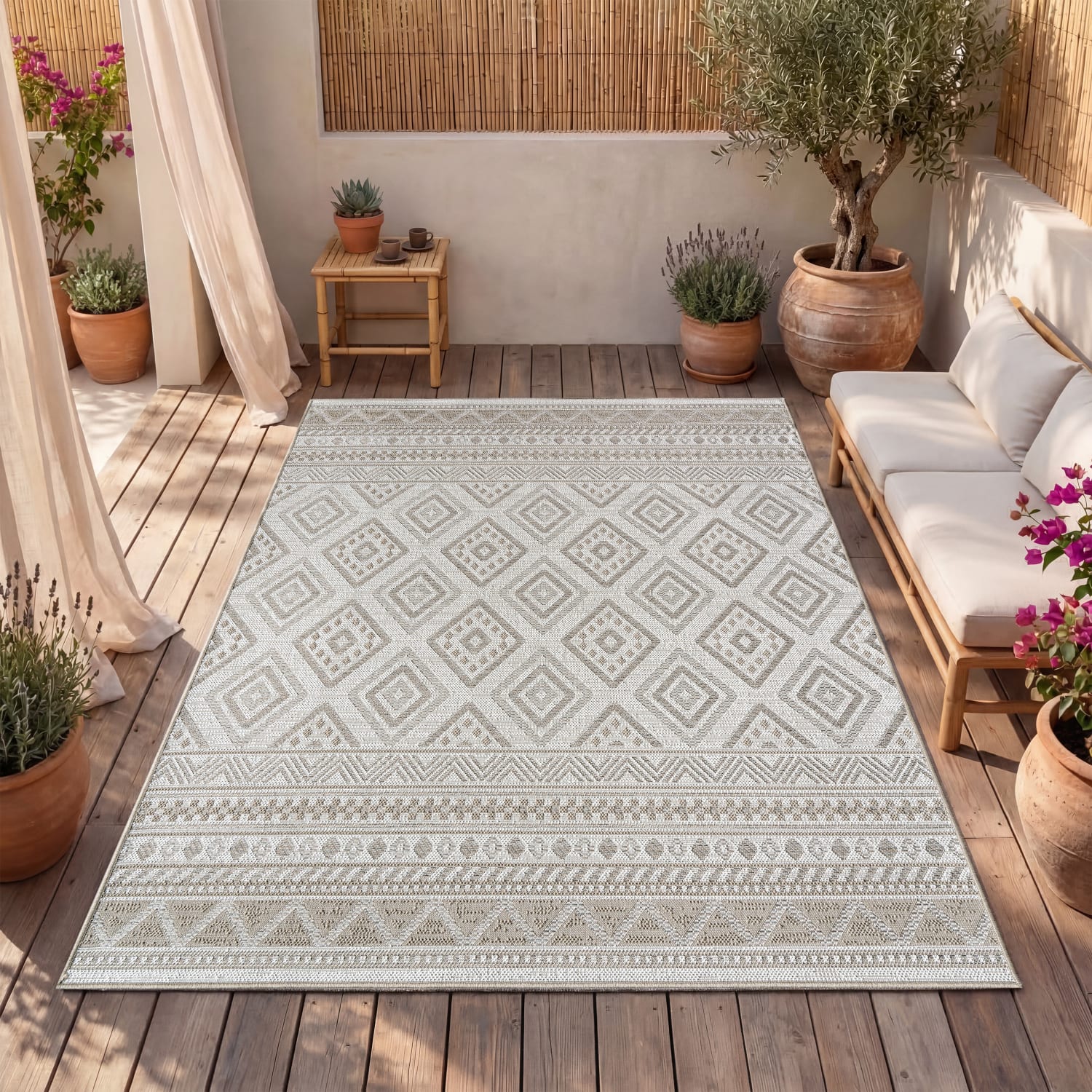 In- & Outdoor-Teppich Vermont Beige