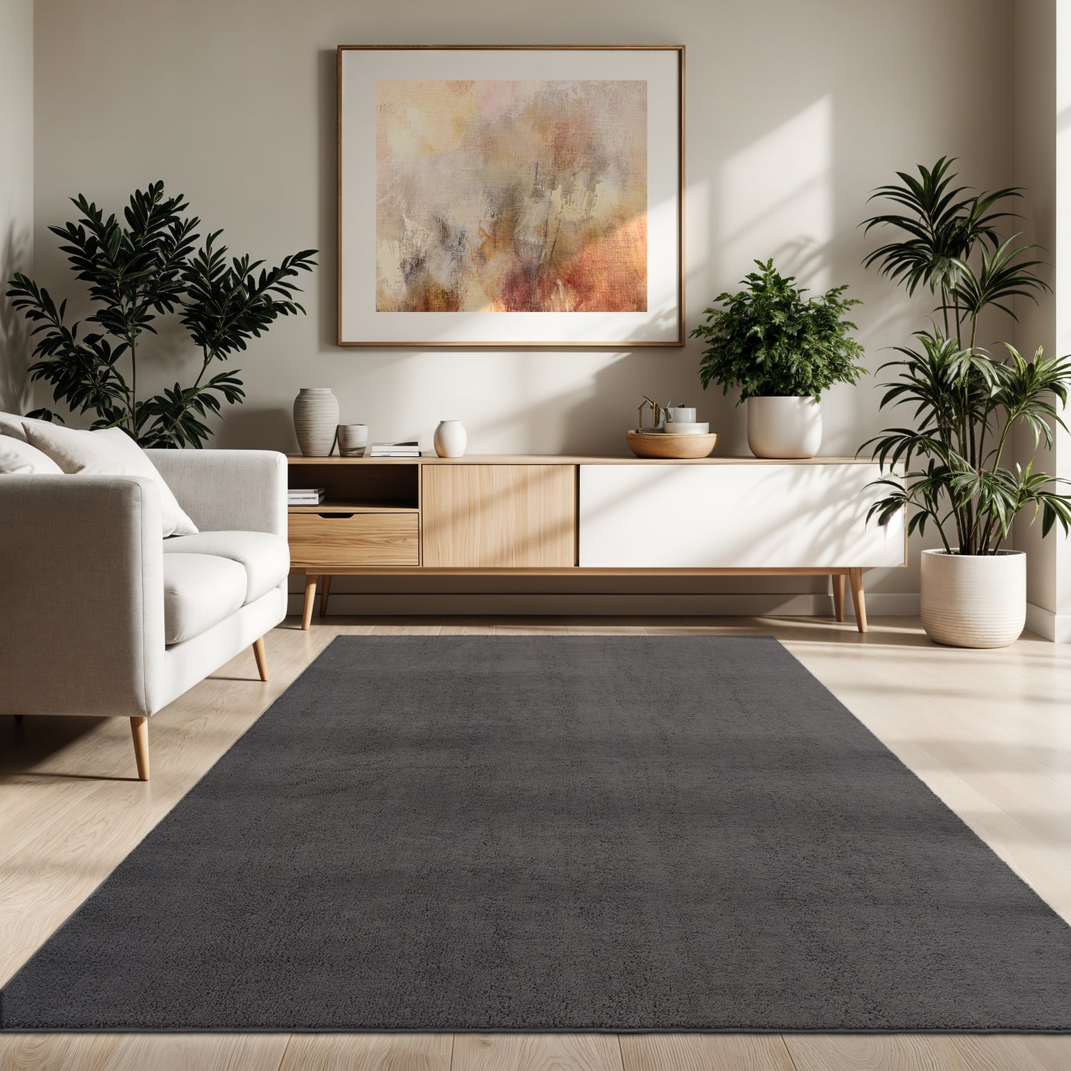 Teppich Cadiz Anthrazit