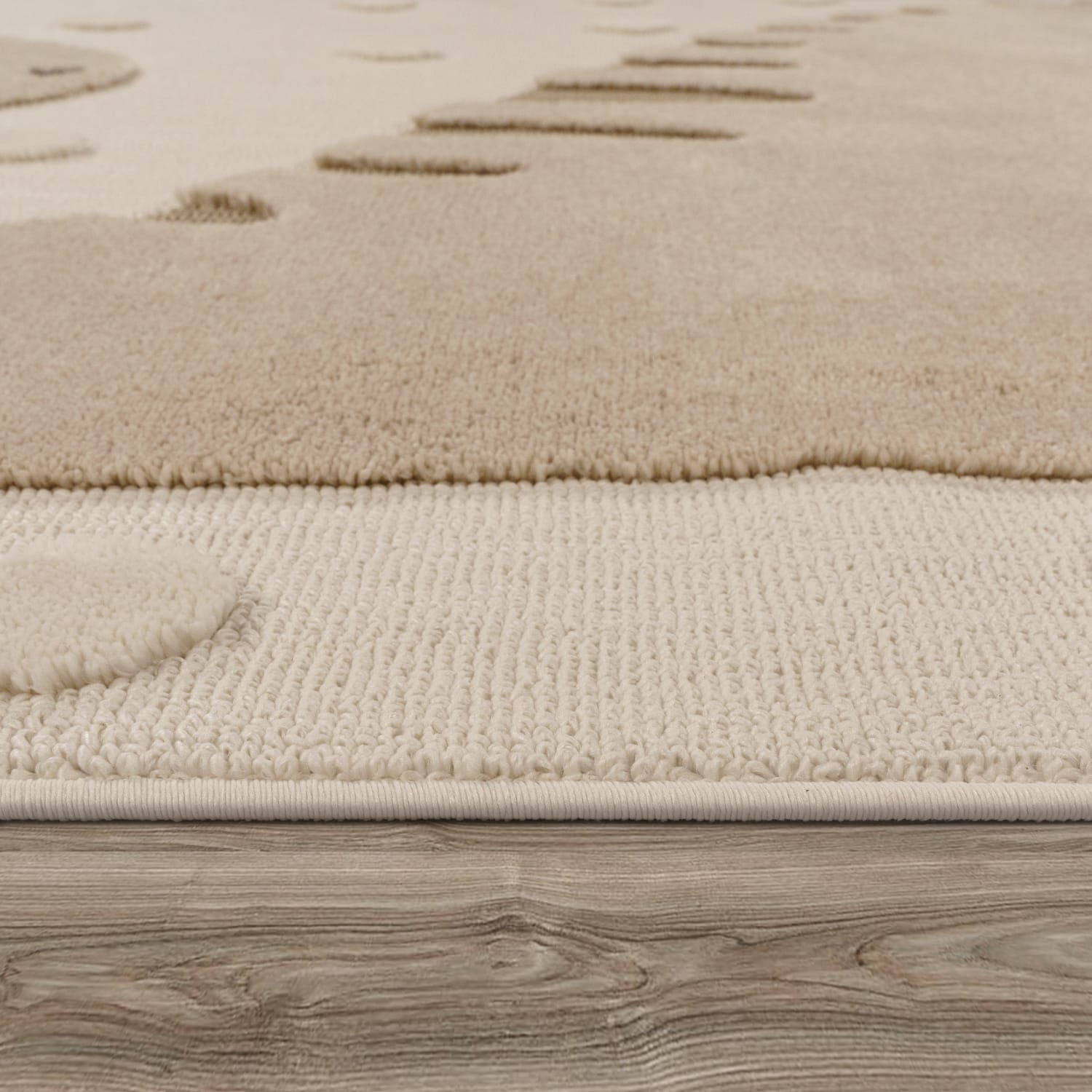 Kinder-Teppich Kika Beige