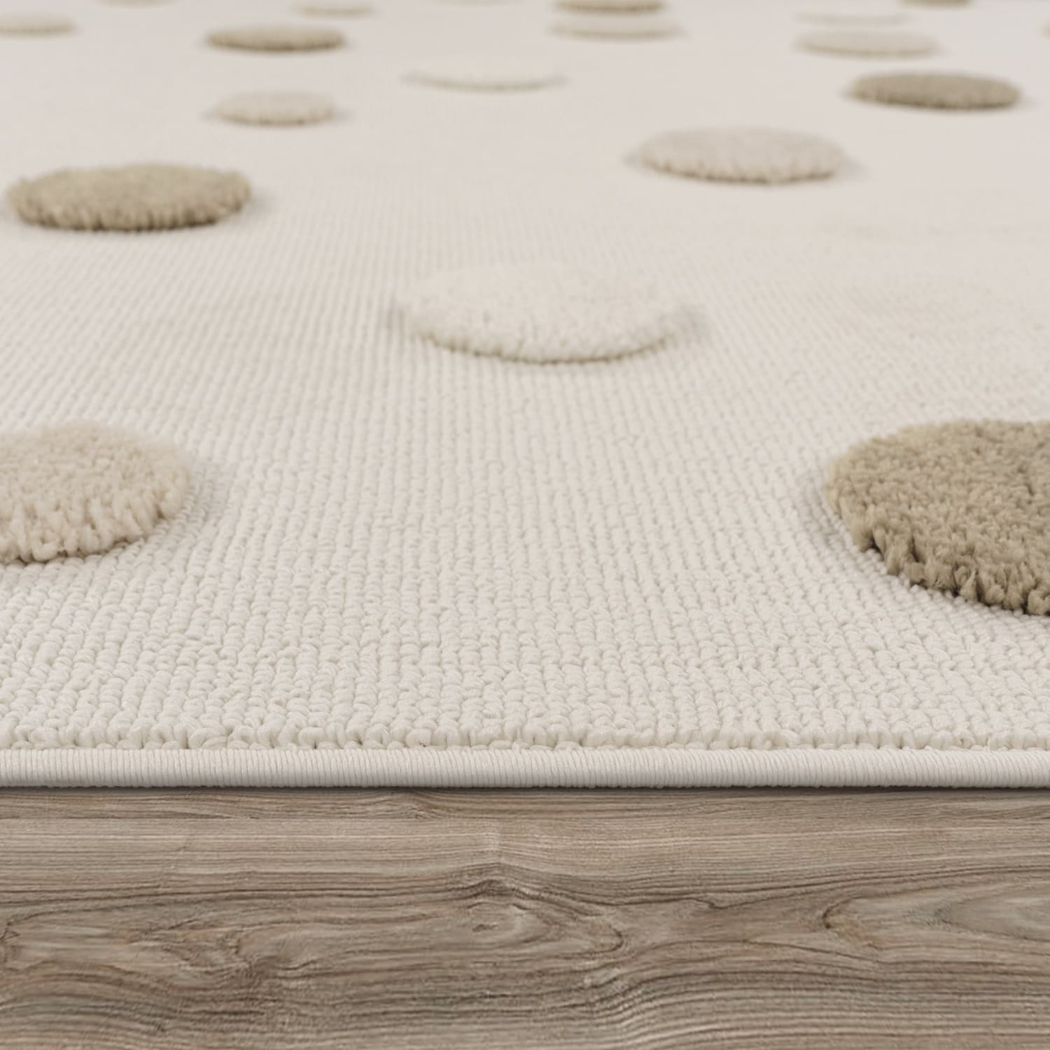 Kinder-Teppich Kika Beige