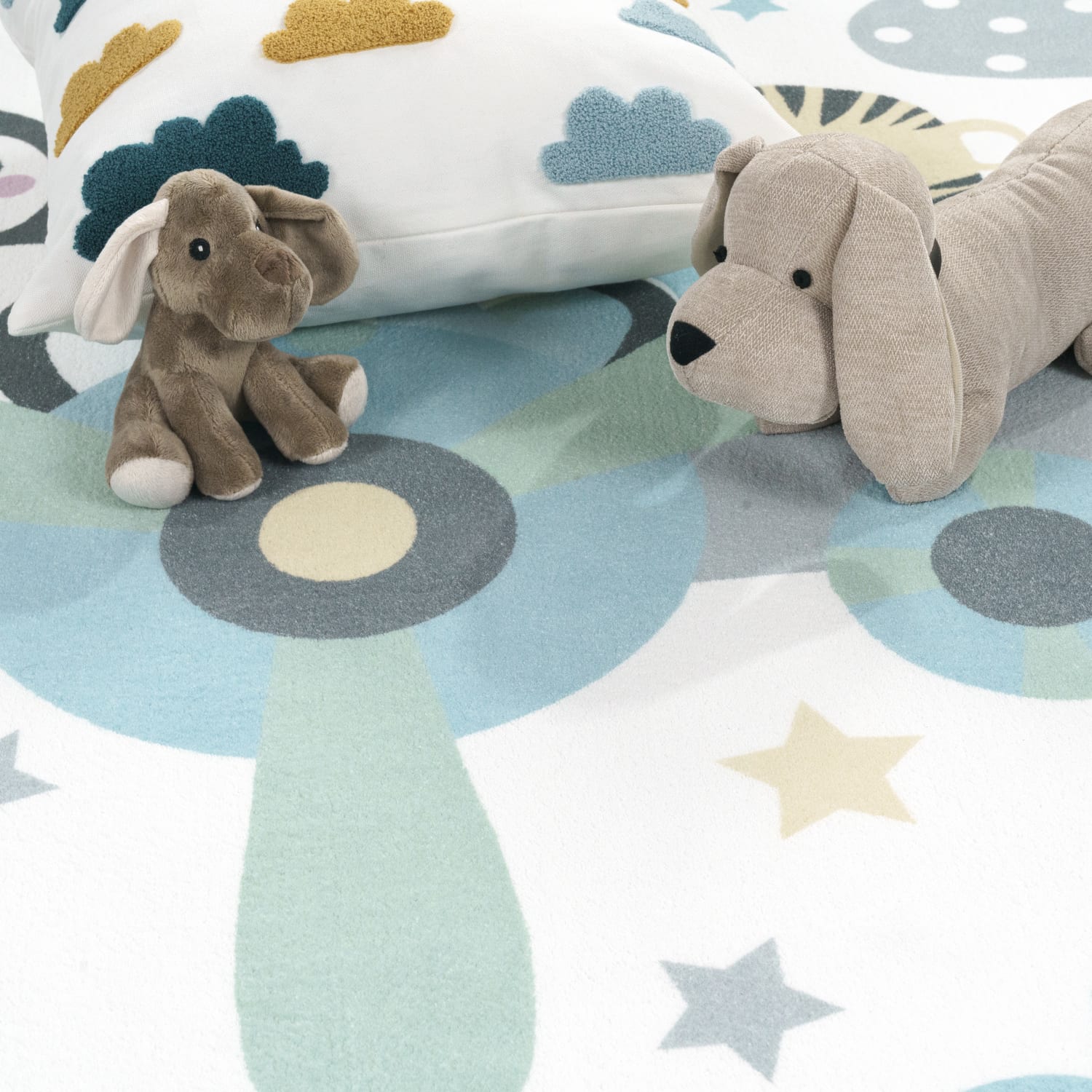 Kinder-Teppich Fino Creme