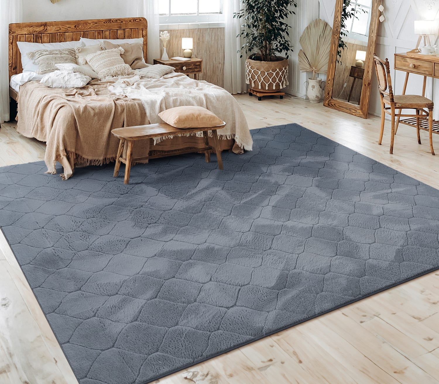 Fell-Teppich Lelystad Anthrazit