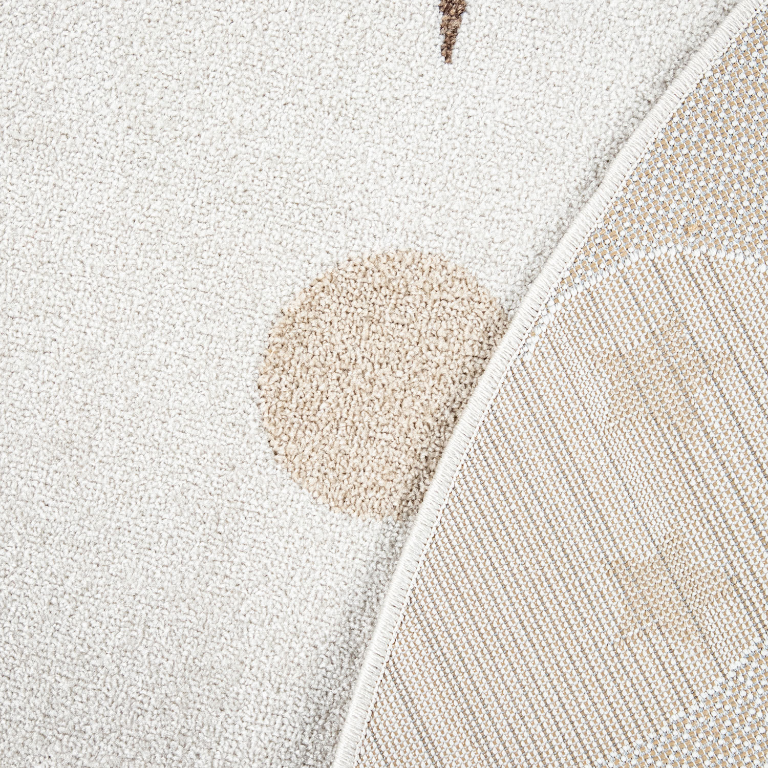 Kinderteppich In- & Outdoor Tweet Creme