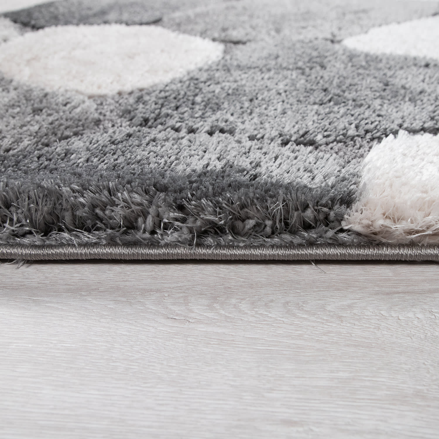 Hochflorteppich Ponto Grau