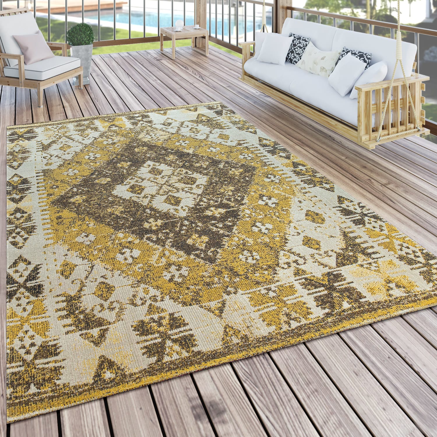 In- & Outdoor-Teppich Artigo Gelb