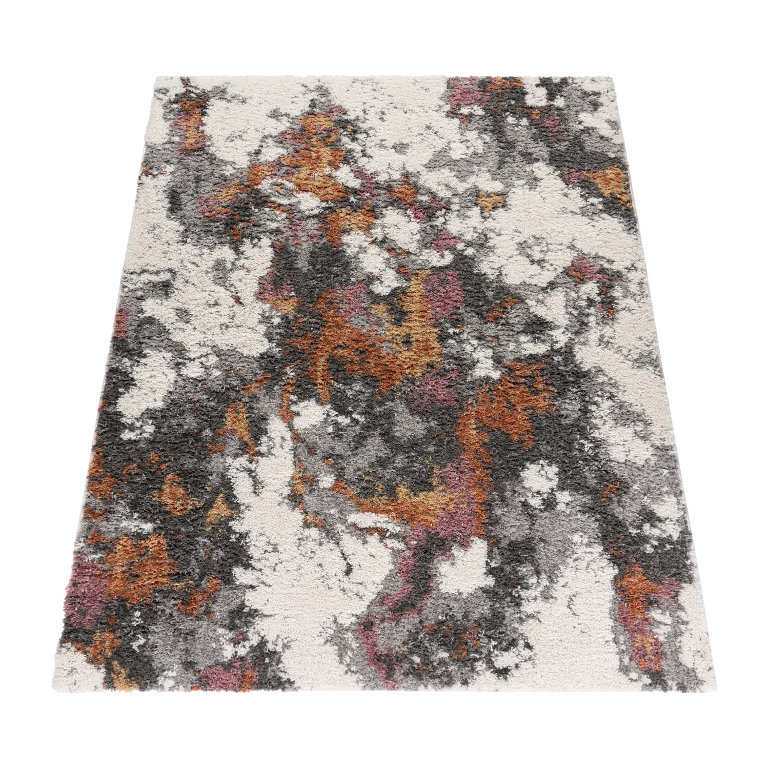 Hochflorteppich Vincenza Mehrfarbig