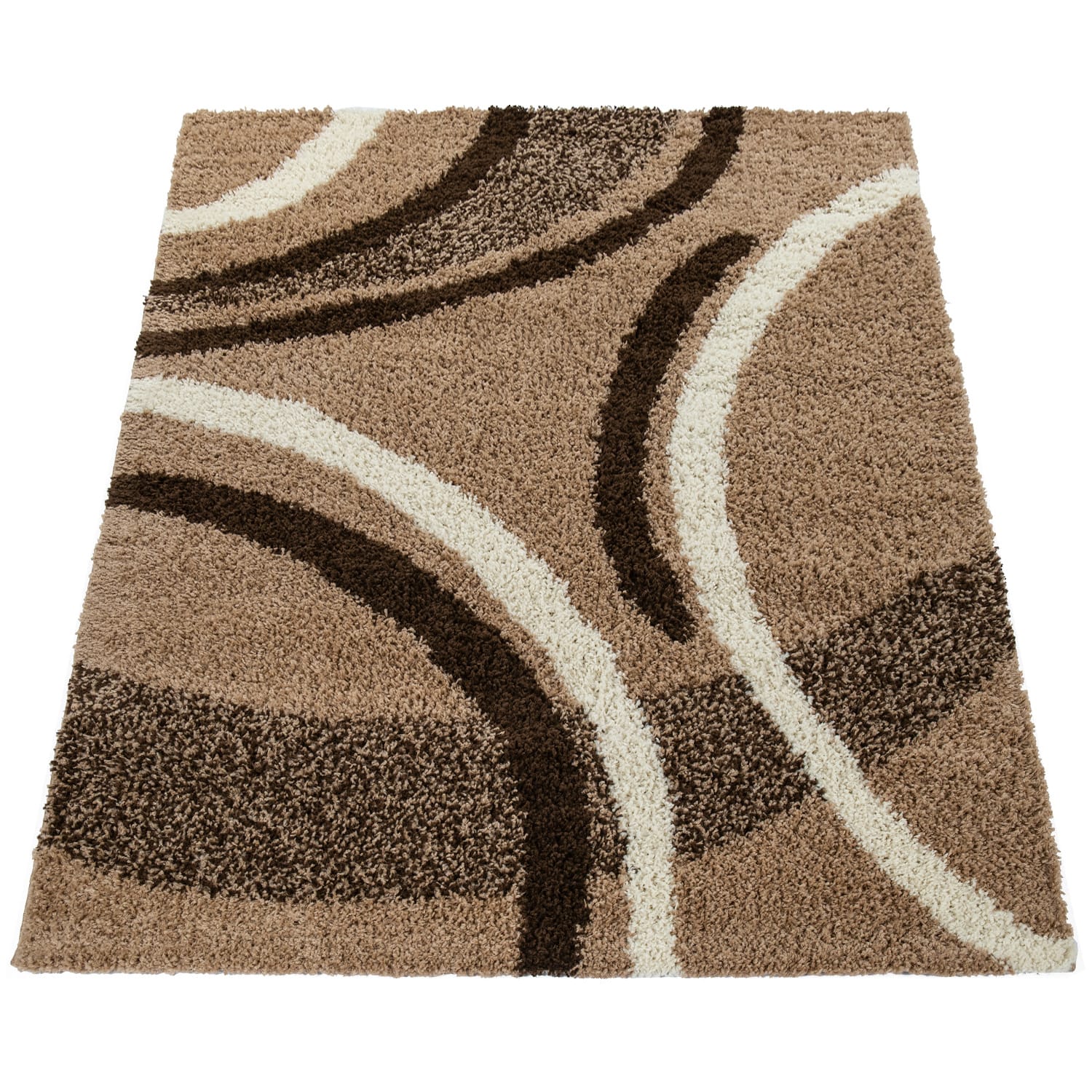 Shaggyteppich Mango Braun