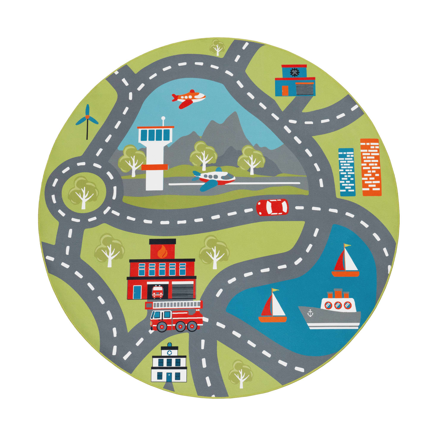 Kinder-Teppich Bino Grün