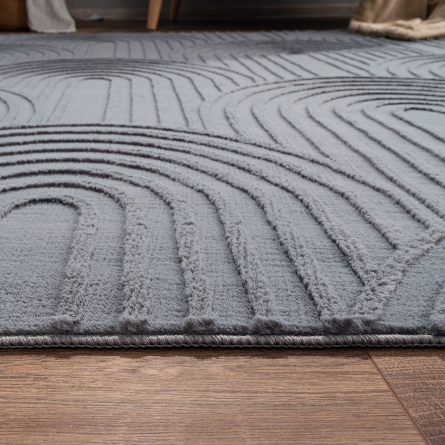 Fell-Teppich Lelystad Anthrazit