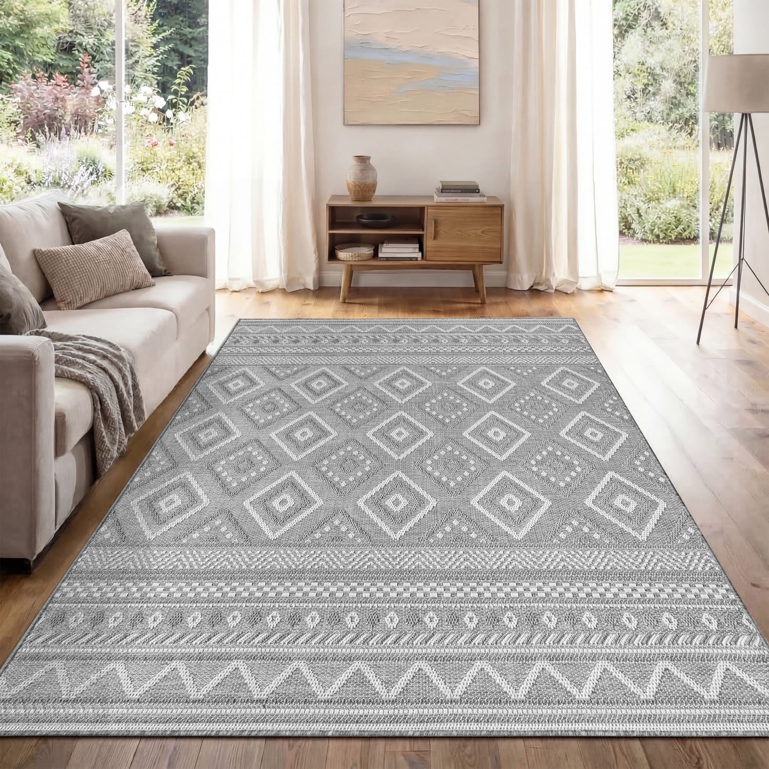 In- & Outdoor-Teppich Vermont Grau