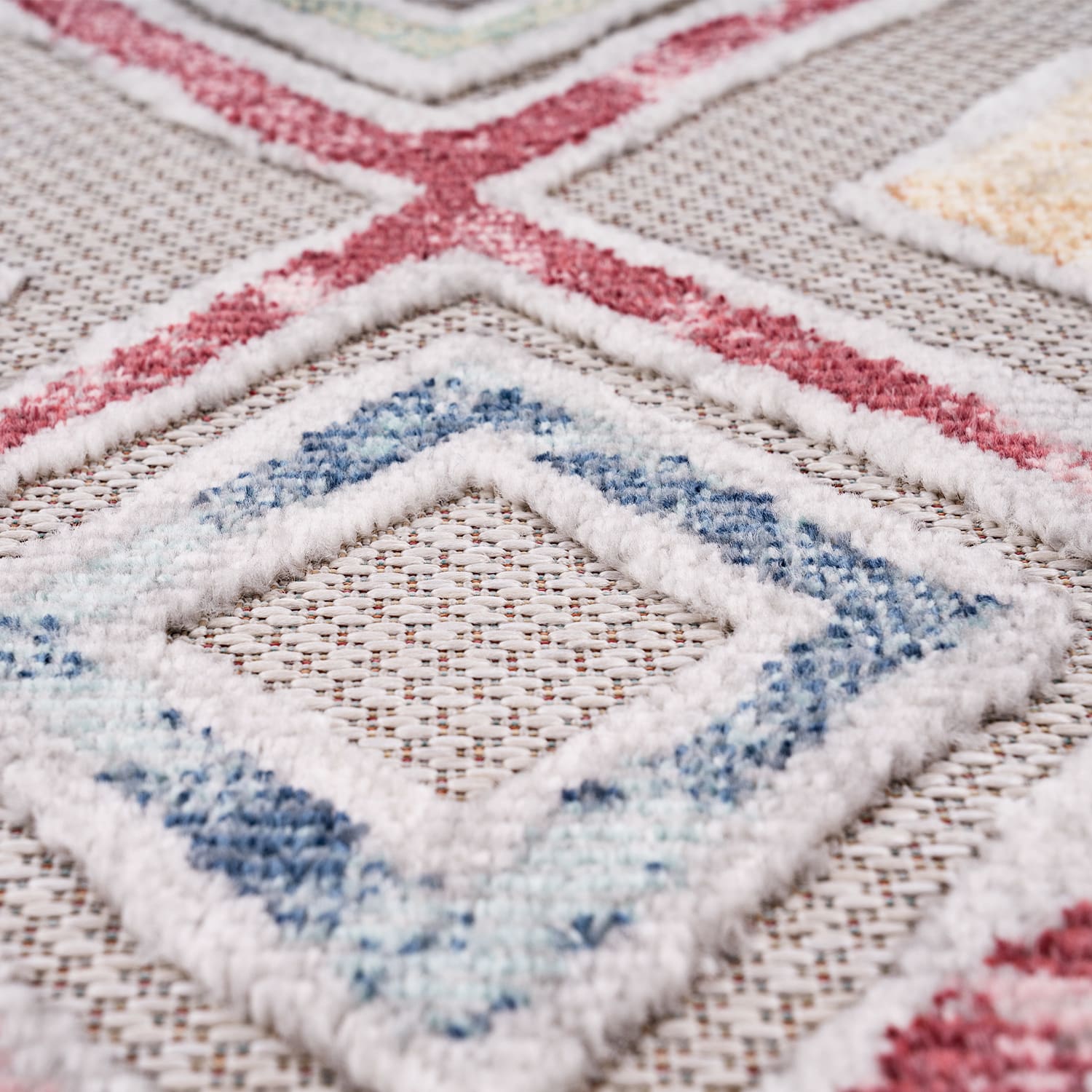 In- & Outdoor-Teppich Fusion Mehrfarbig