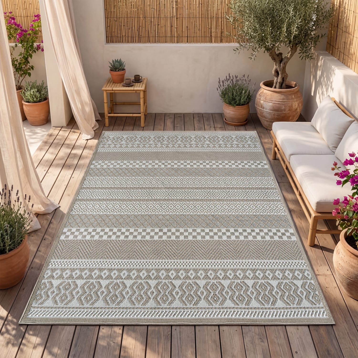 In- & Outdoor-Teppich Vermont Beige