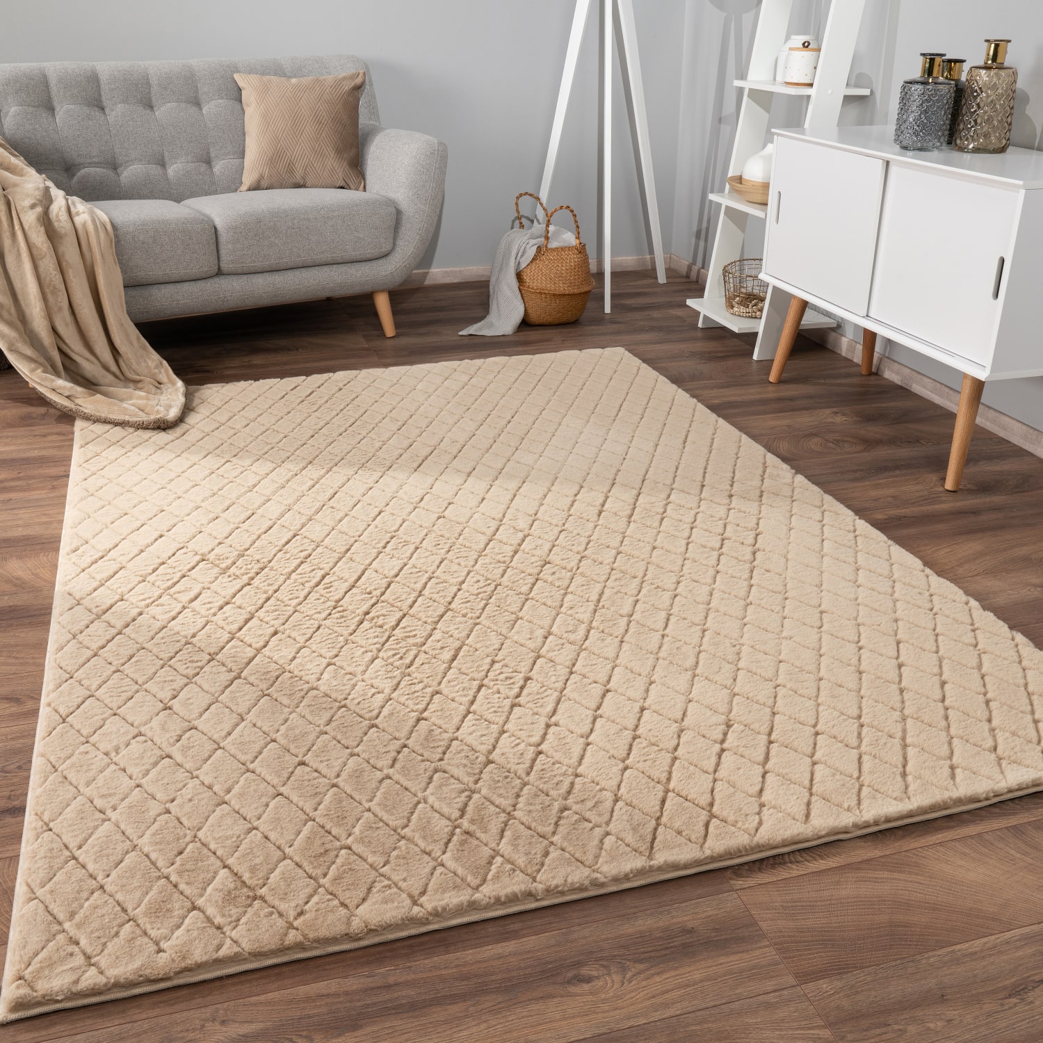 Fell-Teppich Arnheim Beige