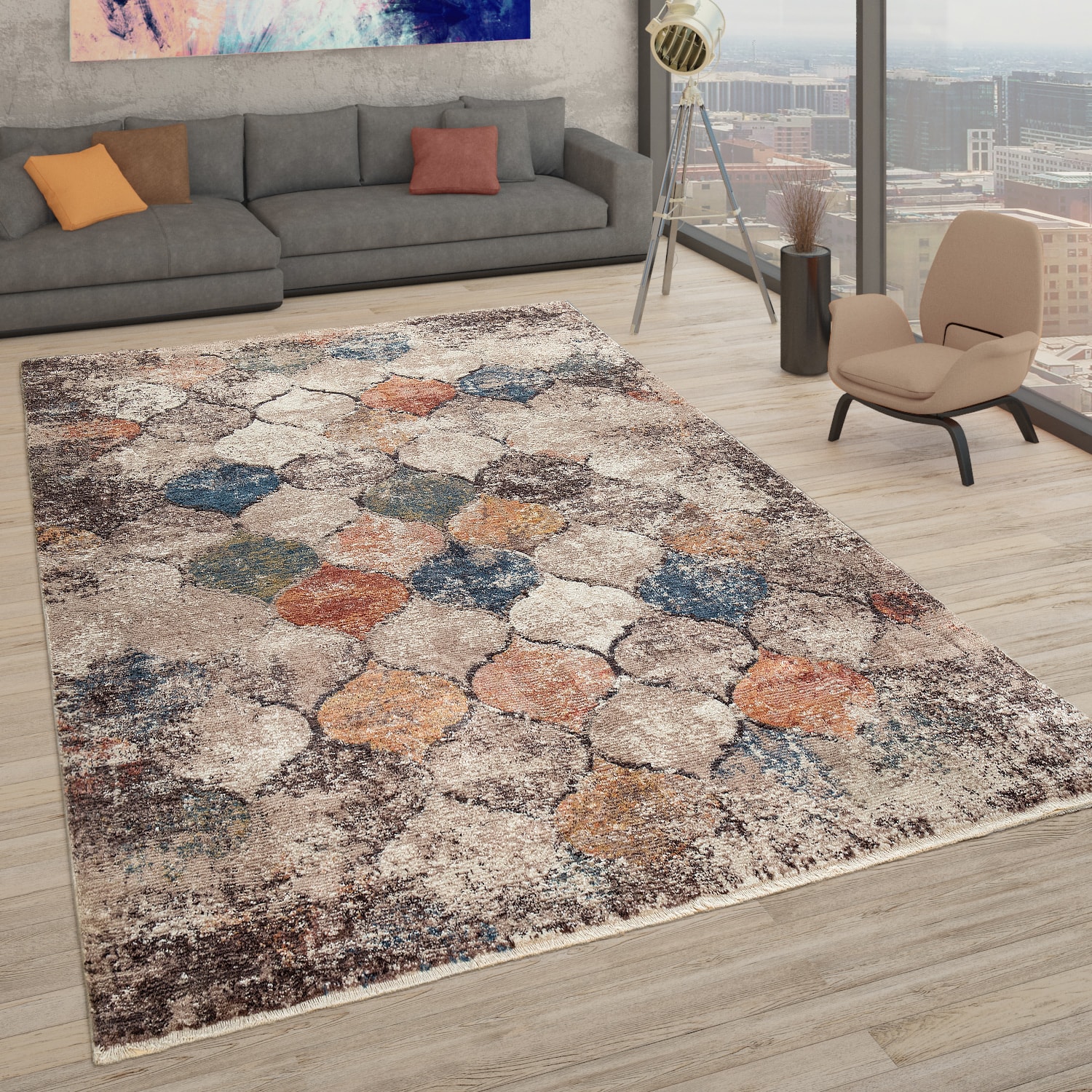 Teppich Eternal Mehrfarbig