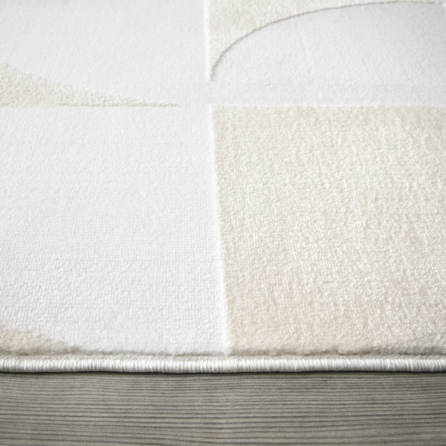 Moderner-Teppich Luzern Creme