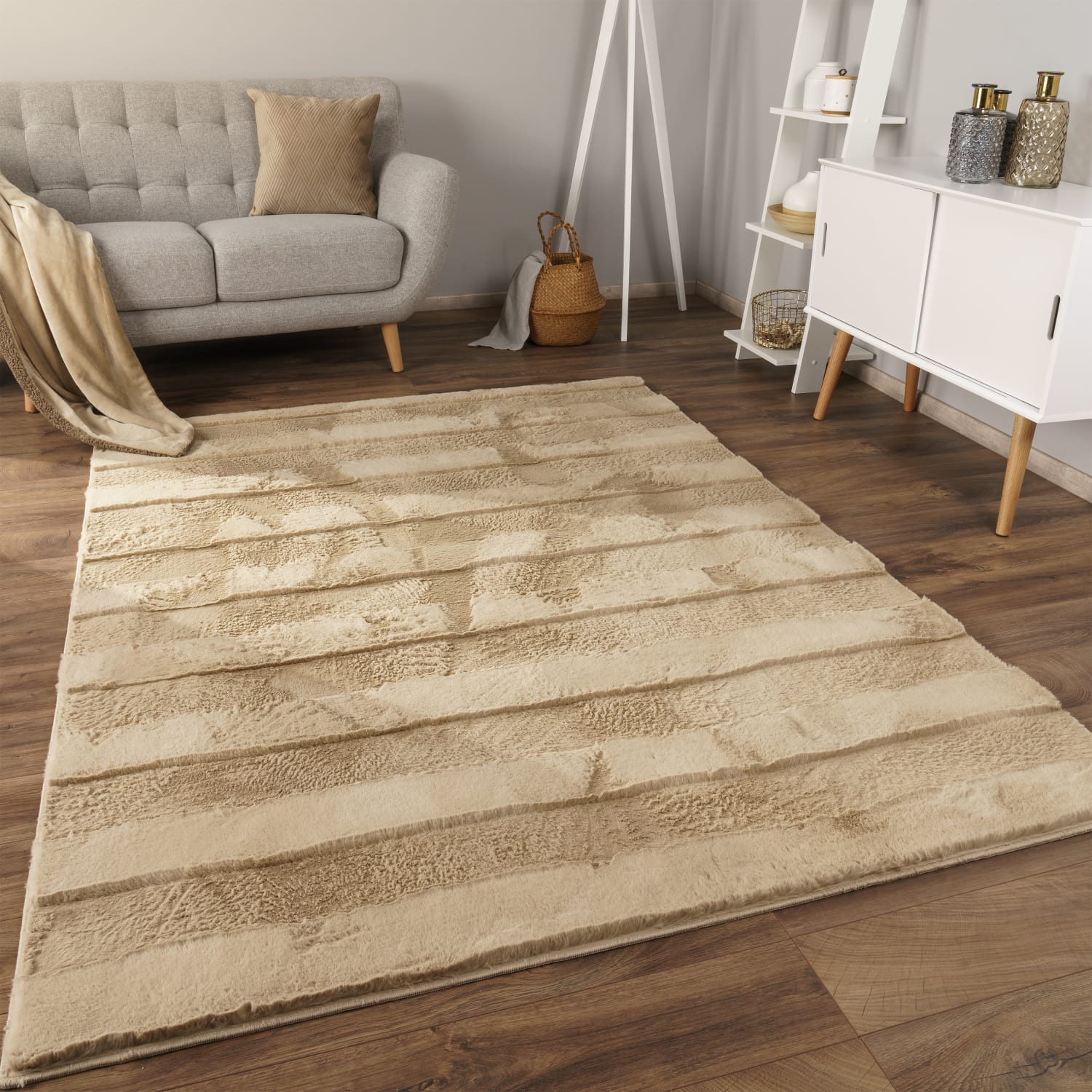 Fell-Teppich Arnheim Beige