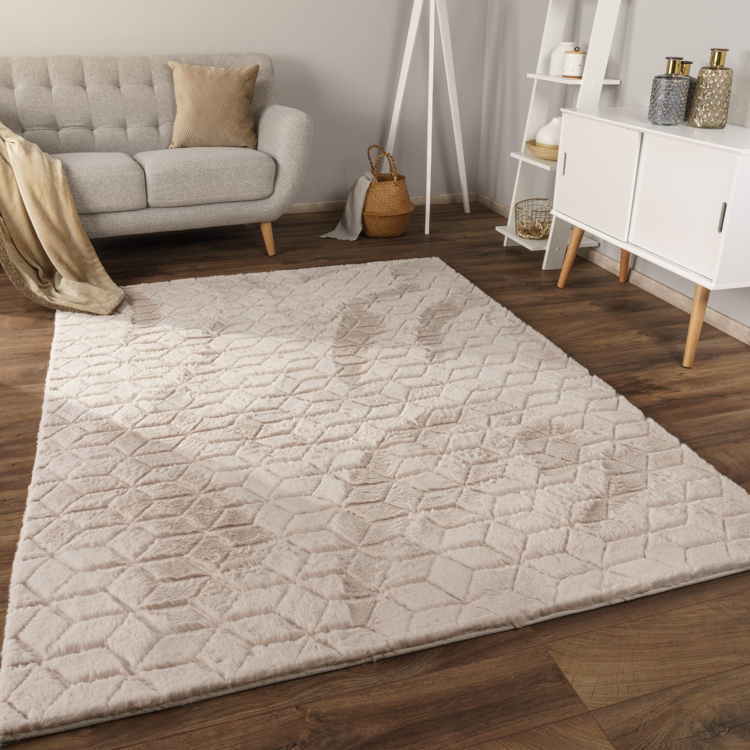 Fell-Teppich Arnheim Beige