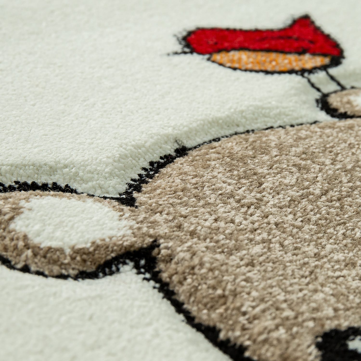 Moderner-Teppich Diamond Creme