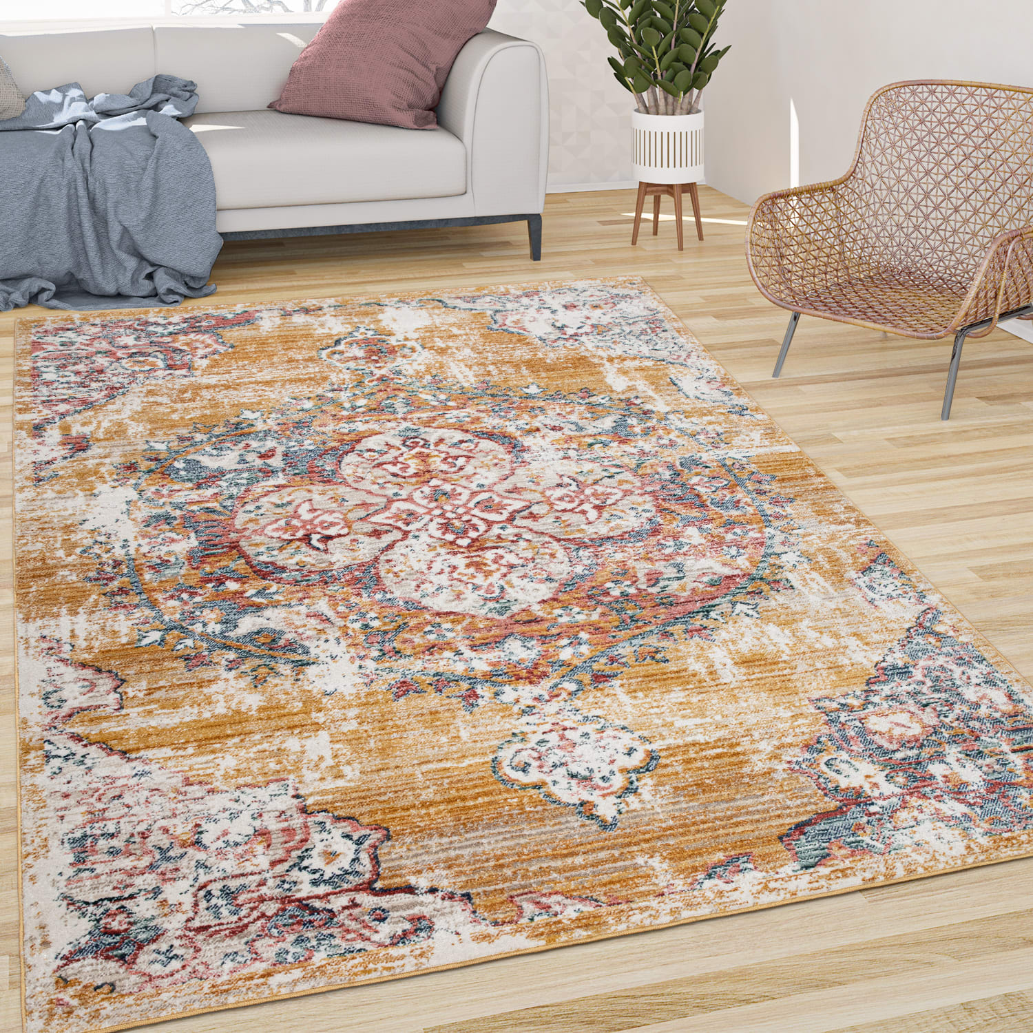 Teppich Herbete Gelb