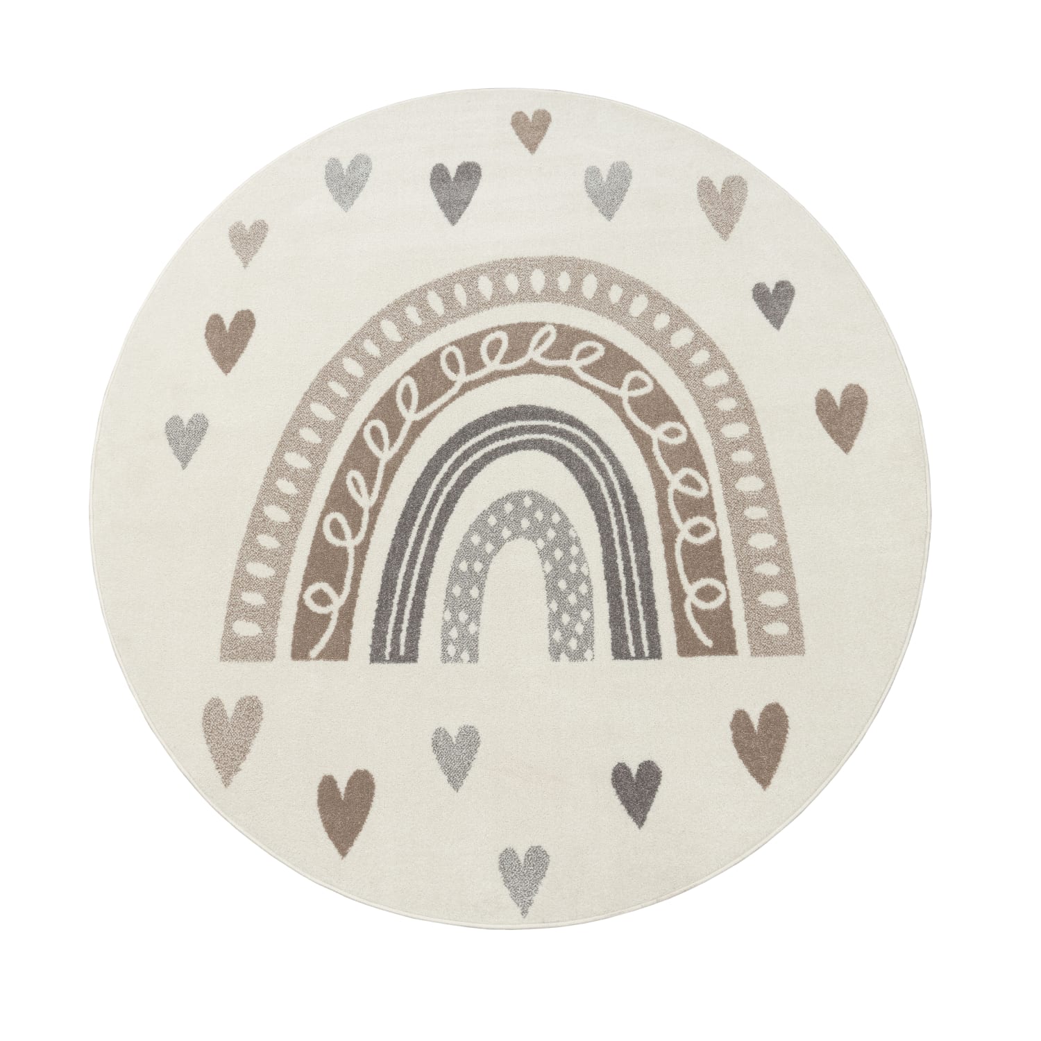 Kinder-Teppich Nino Beige