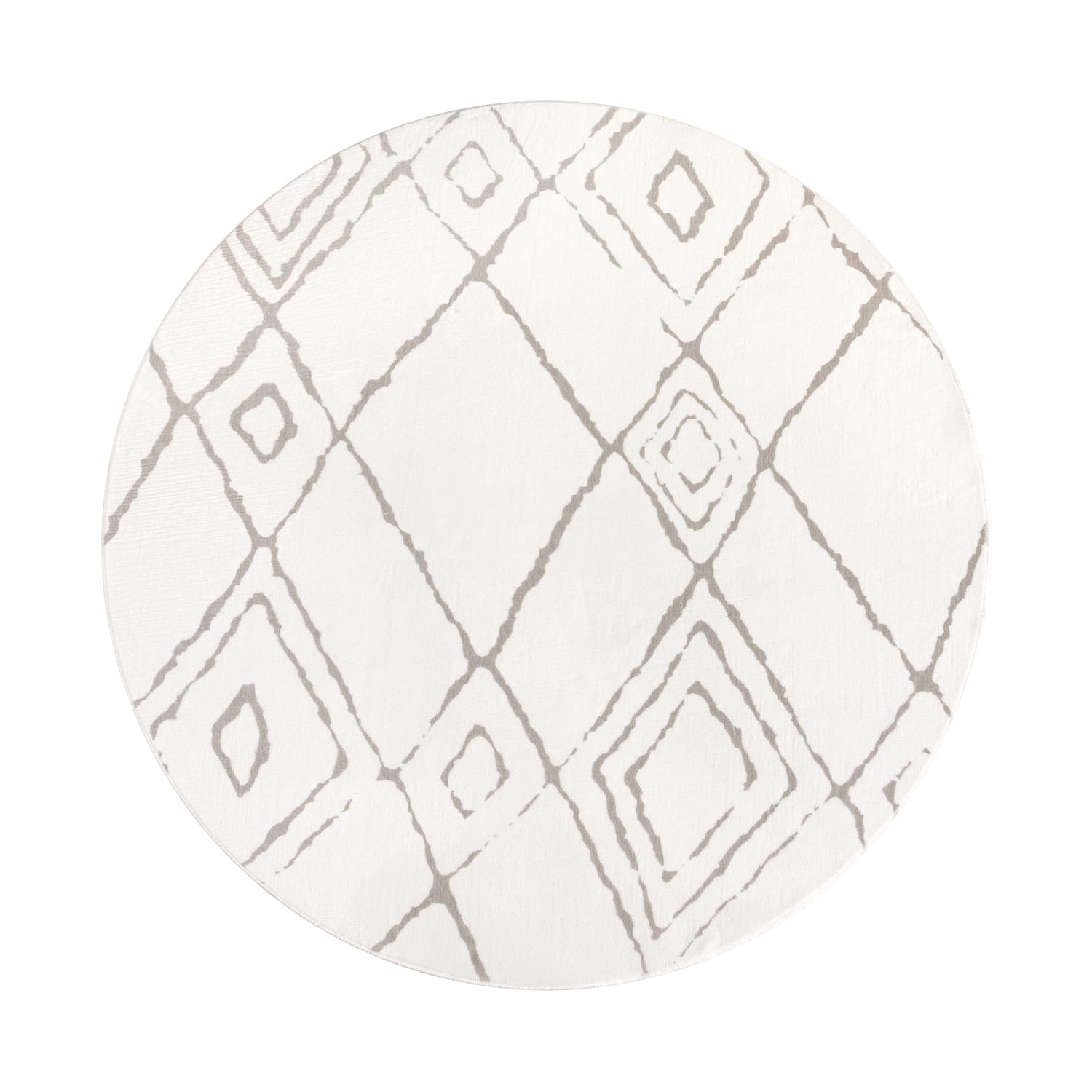 Teppich waschbar Luton Creme