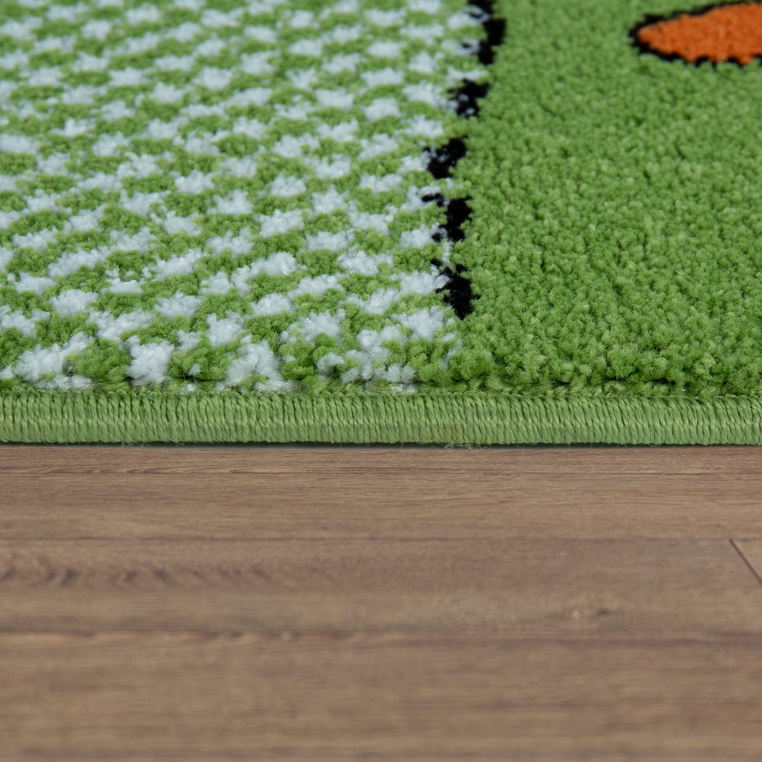 Kinder-Teppich Lieben Sieben Grün