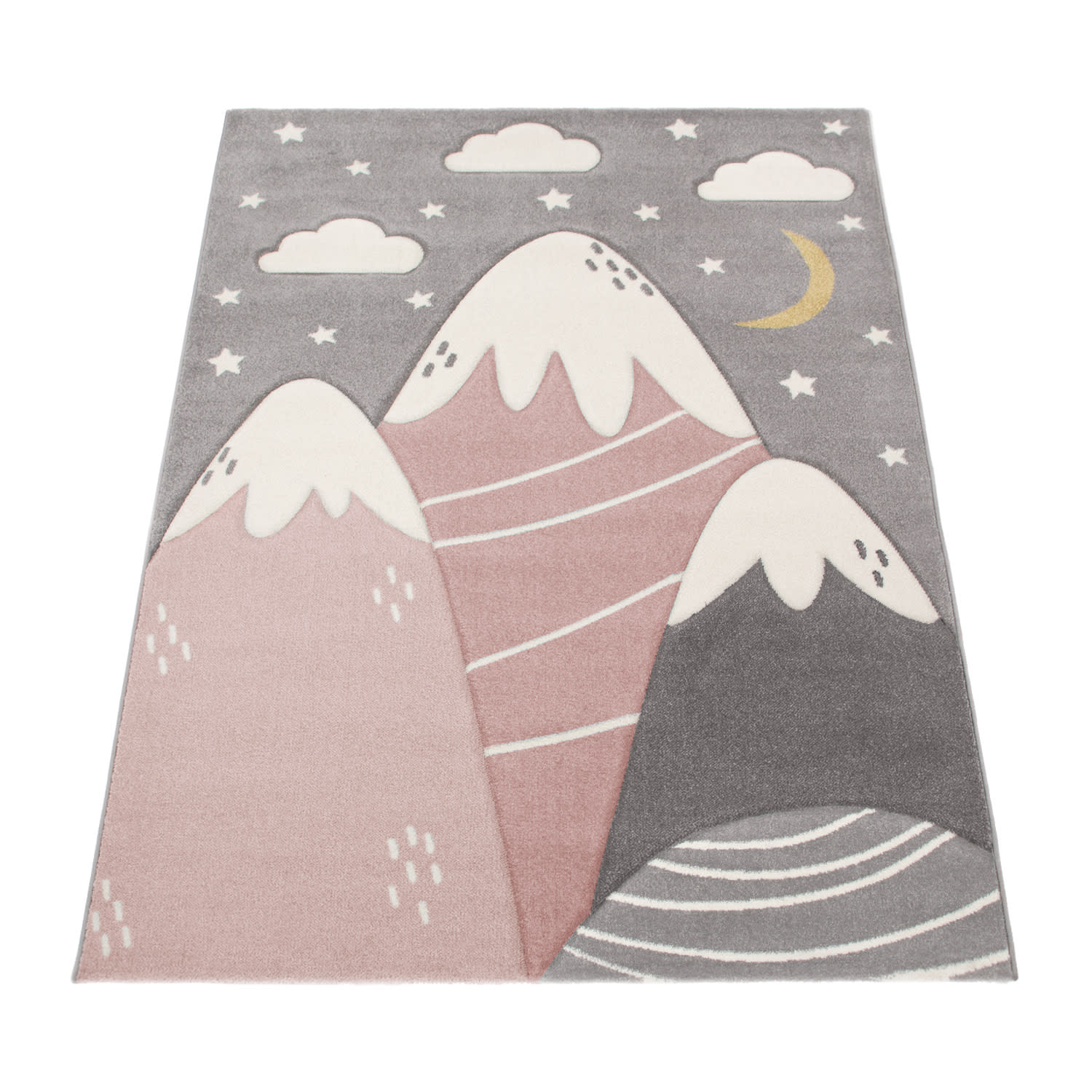 Kinder-Teppich Cosmo Grau