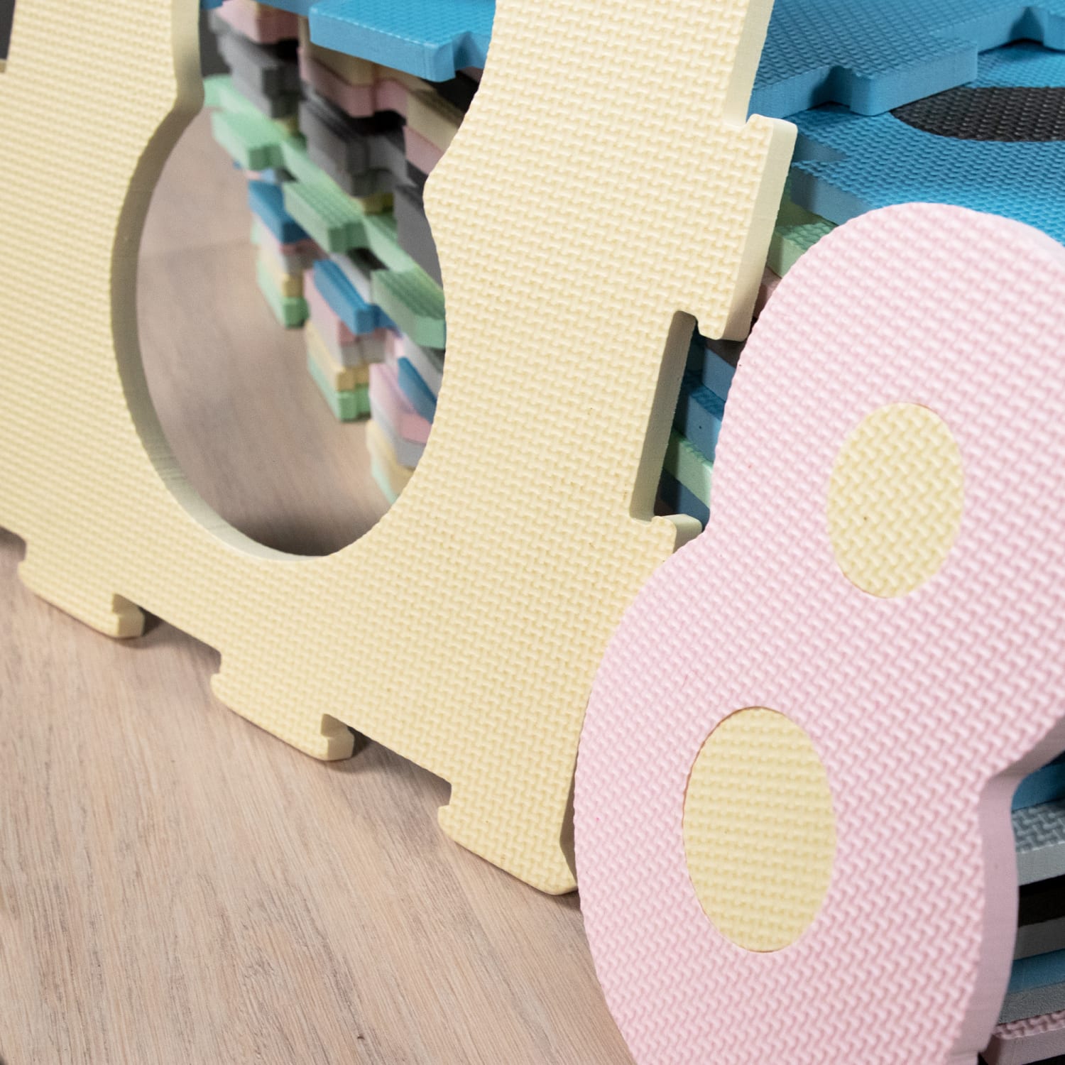 Puzzlematte Puzzle Mehrfarbig