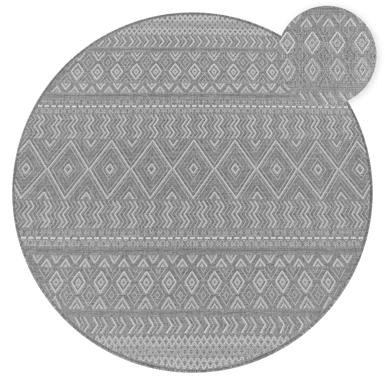 In- & Outdoor-Teppich Vermont Grau