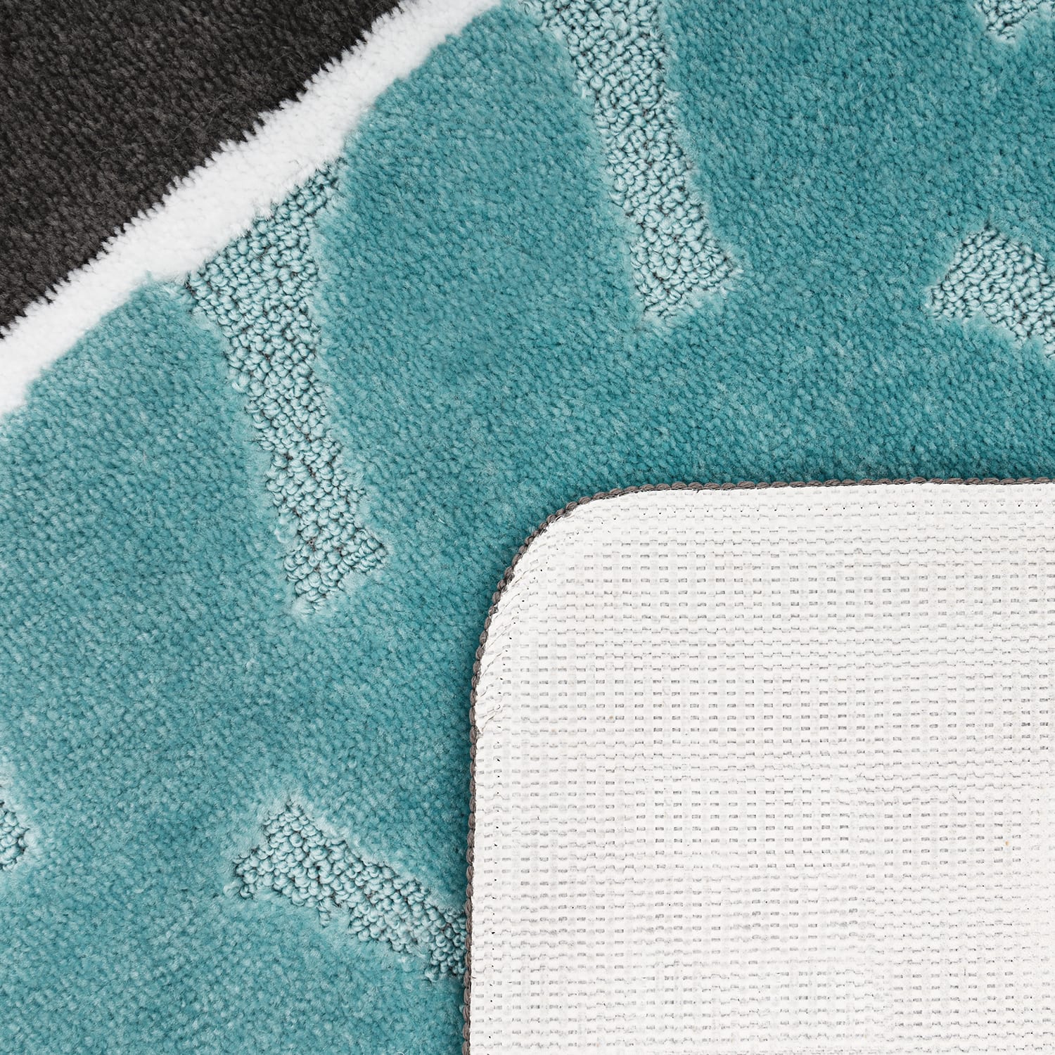 Teppich Salamanca Grau-Blau