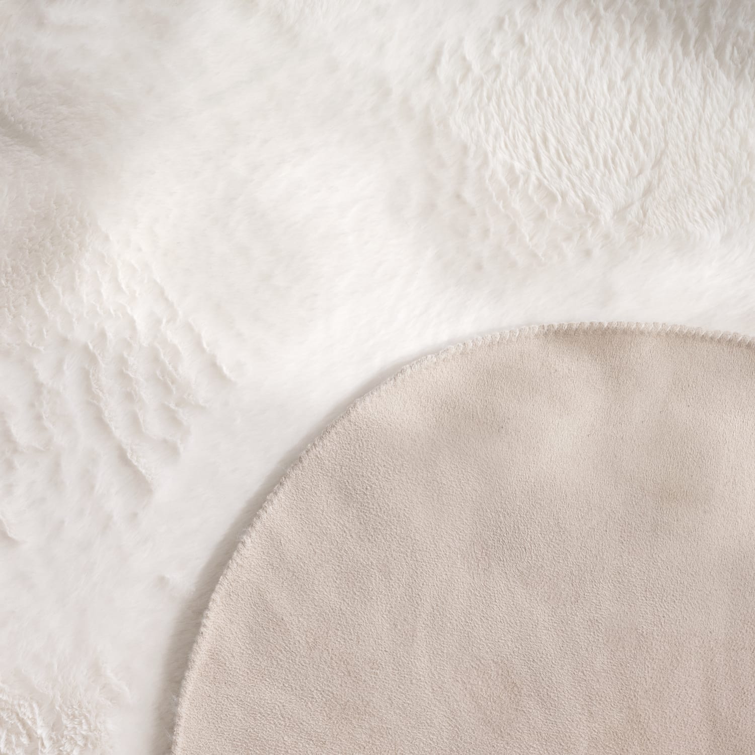 Fell-Teppich Pelt Creme