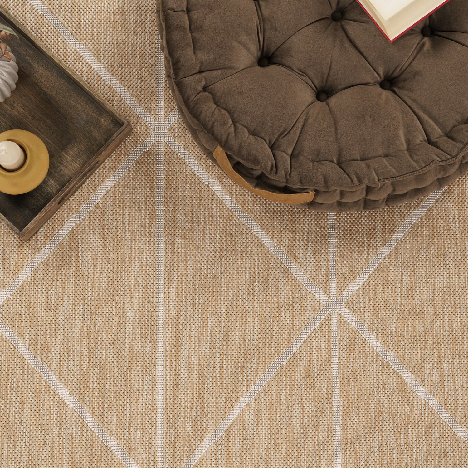 In- & Outdoor-Teppich Modena Beige