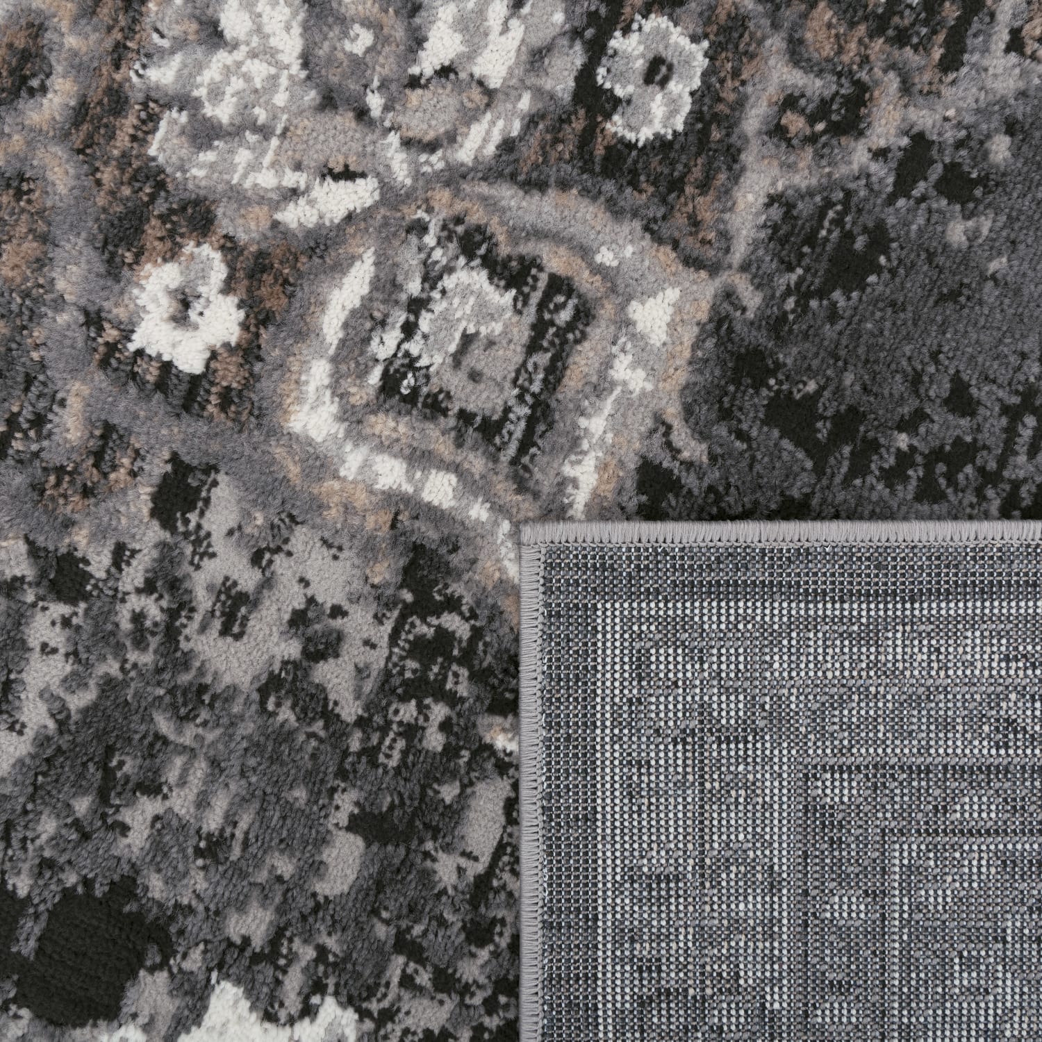 Vintage Teppich Pescara Schwarz