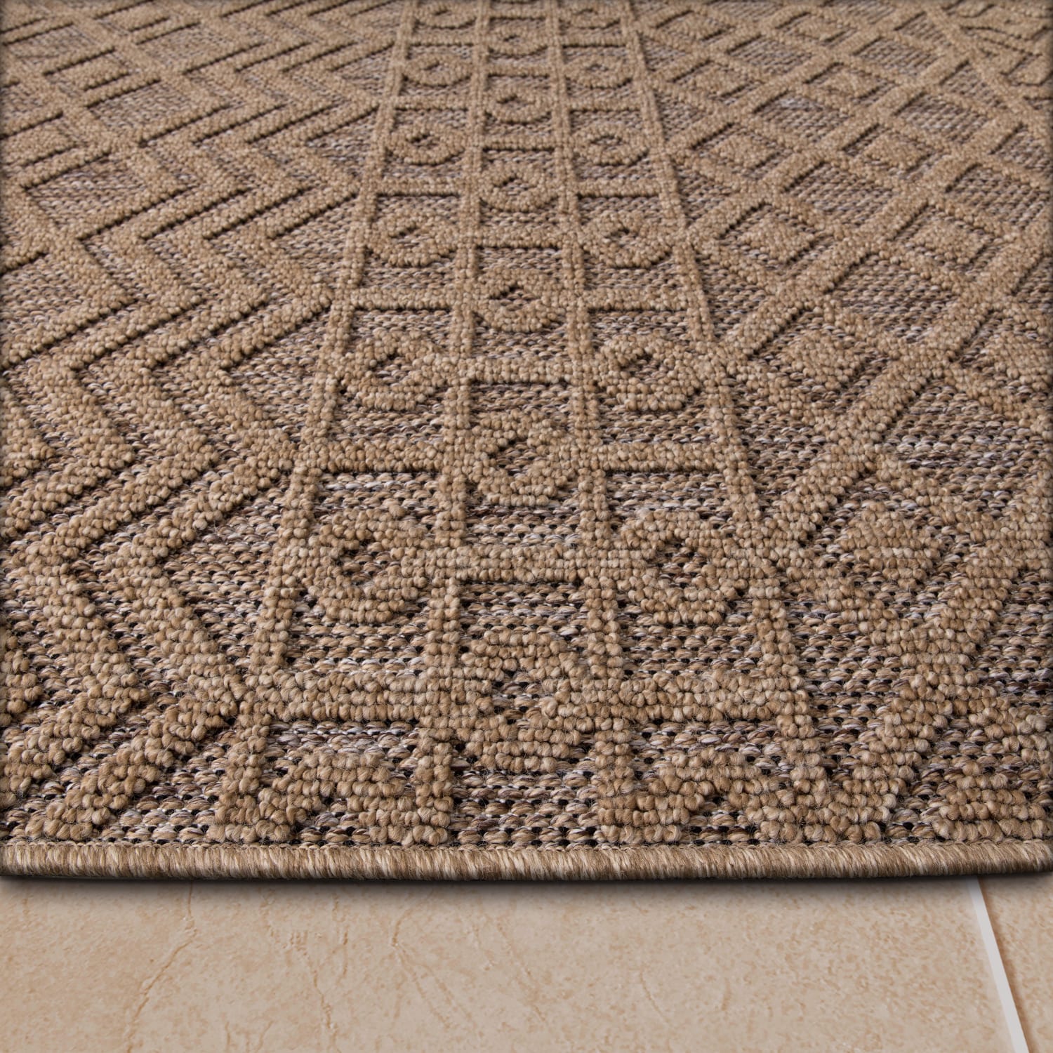 In- & Outdoor-Teppich Cologne Beige