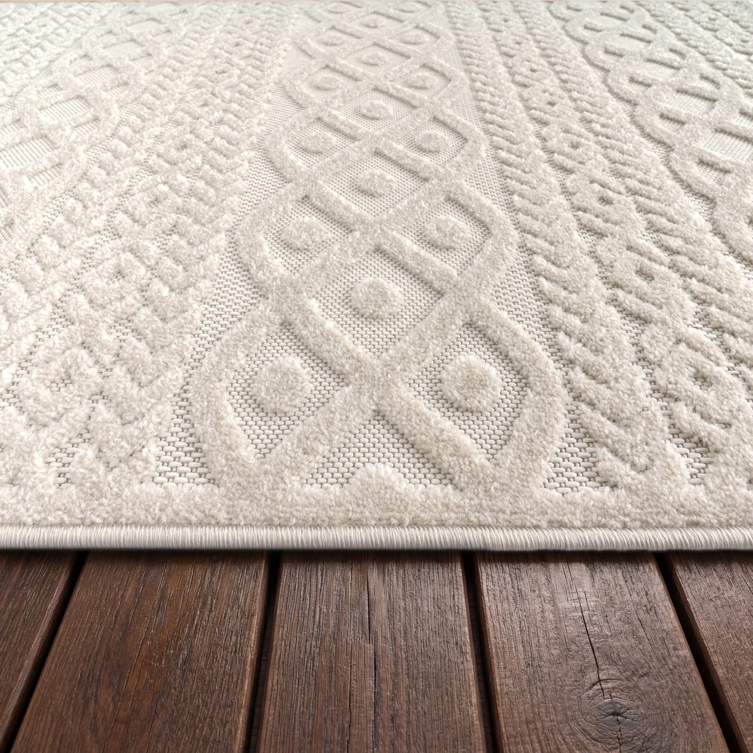 In- & Outdoor-Teppich Cotton Creme