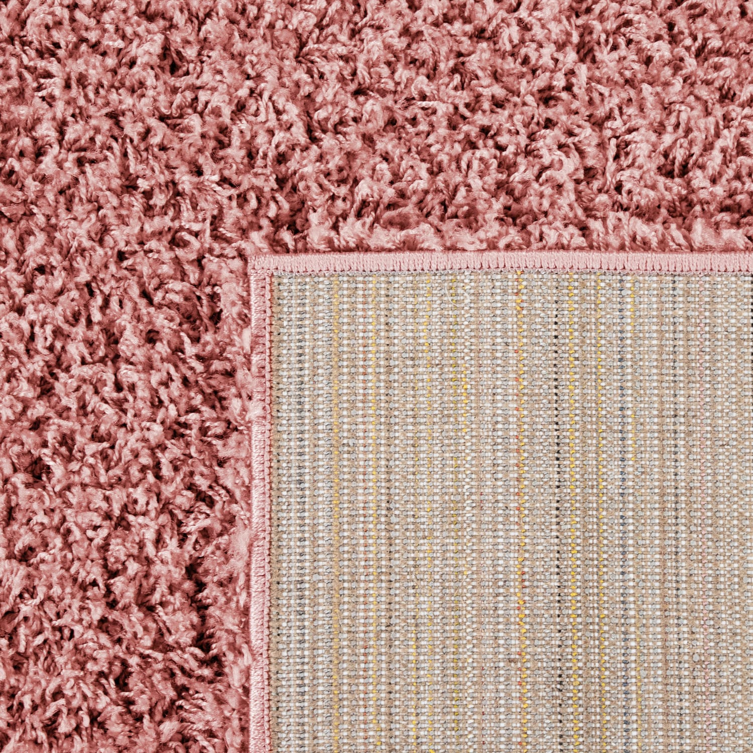 Paco Home Teppich Twister 500, rechteckig, Höhe: 44 mm, Uni Hochflor Shaggy mit hoher Fadendichte