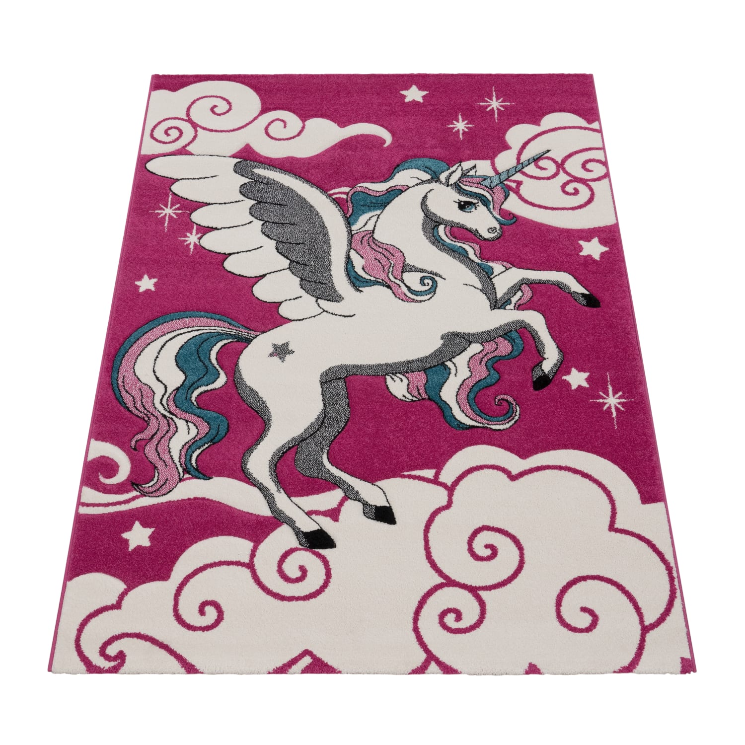 Moderner-Teppich Diamond Fuchsia