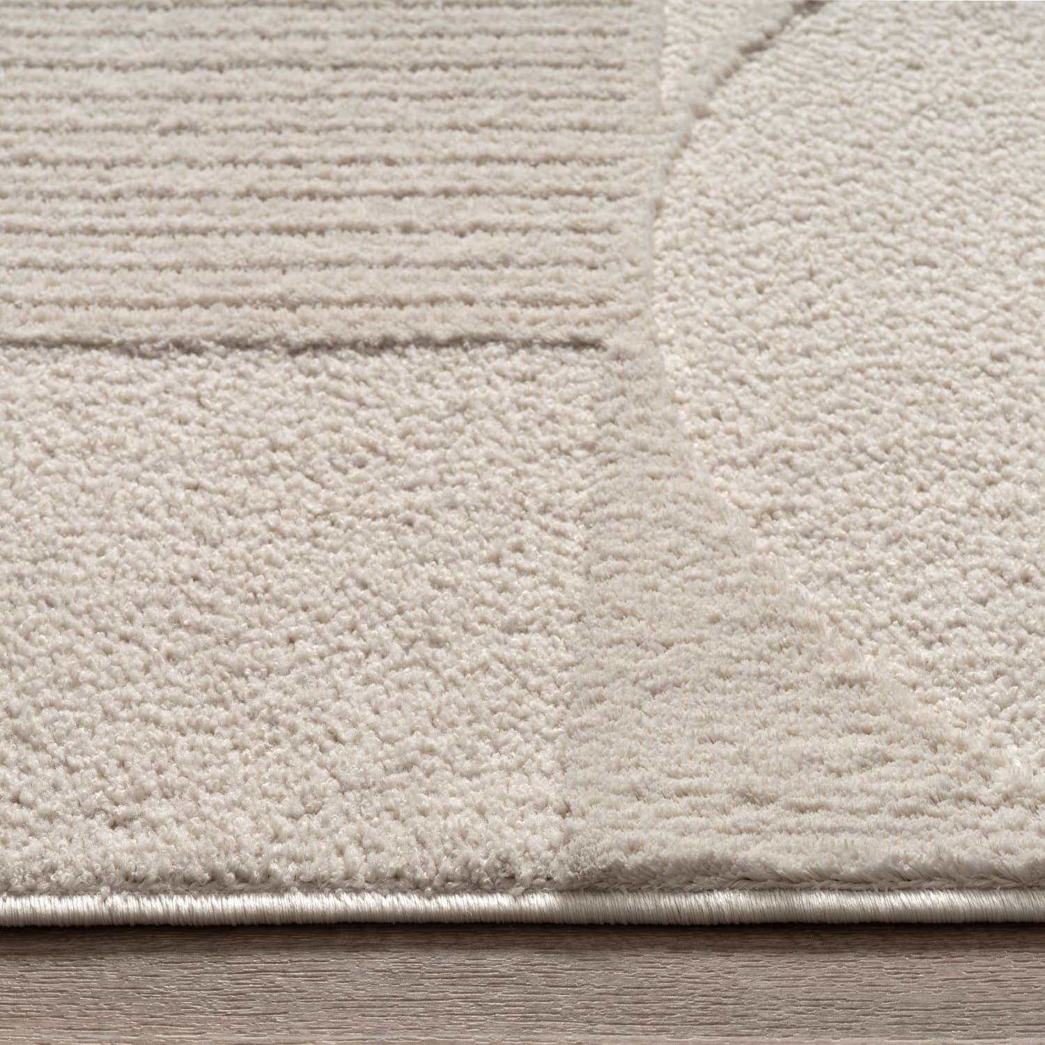 Moderner-Teppich Samos Creme