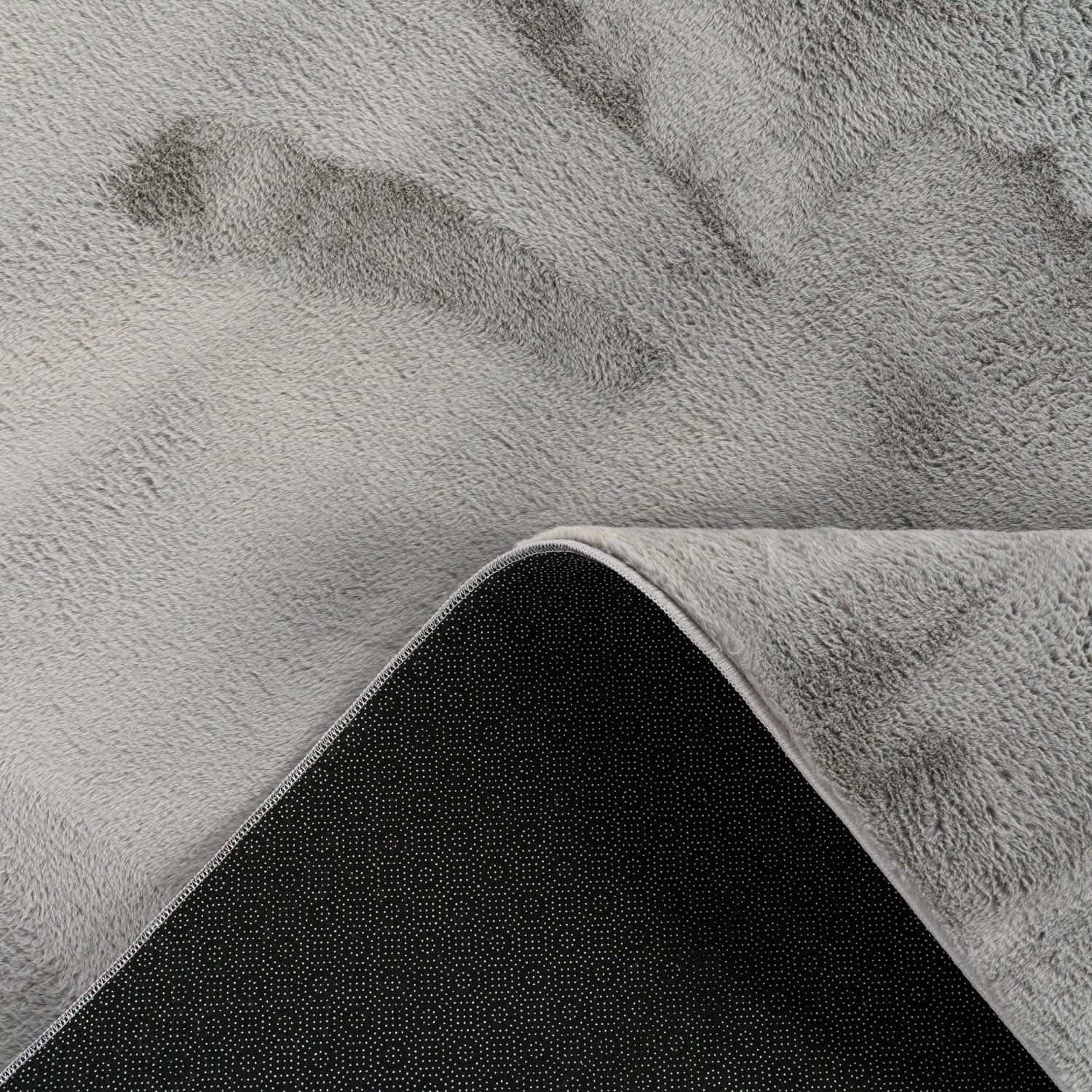 Flauschteppich Soft Grau