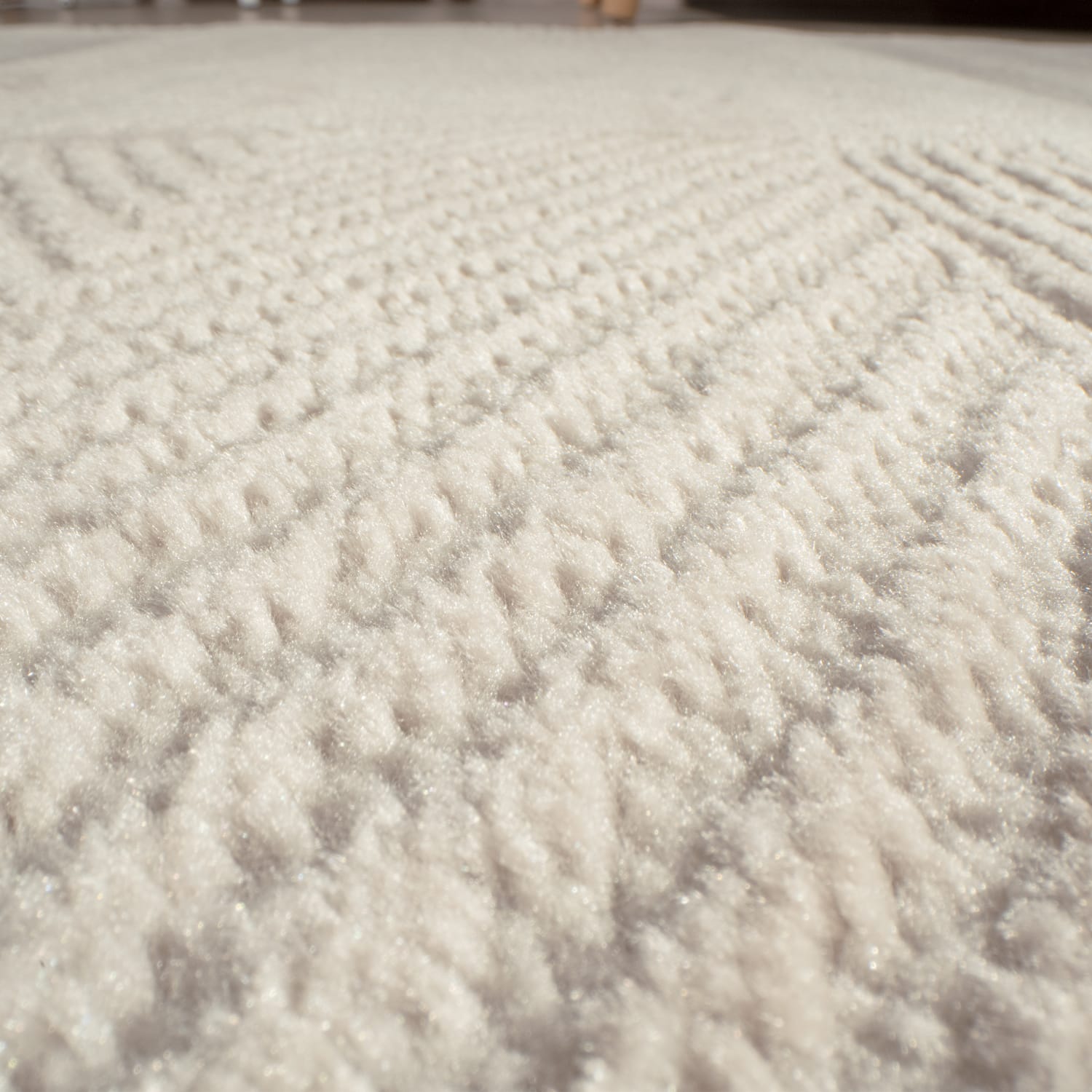 Moderner-Teppich Tinos Creme